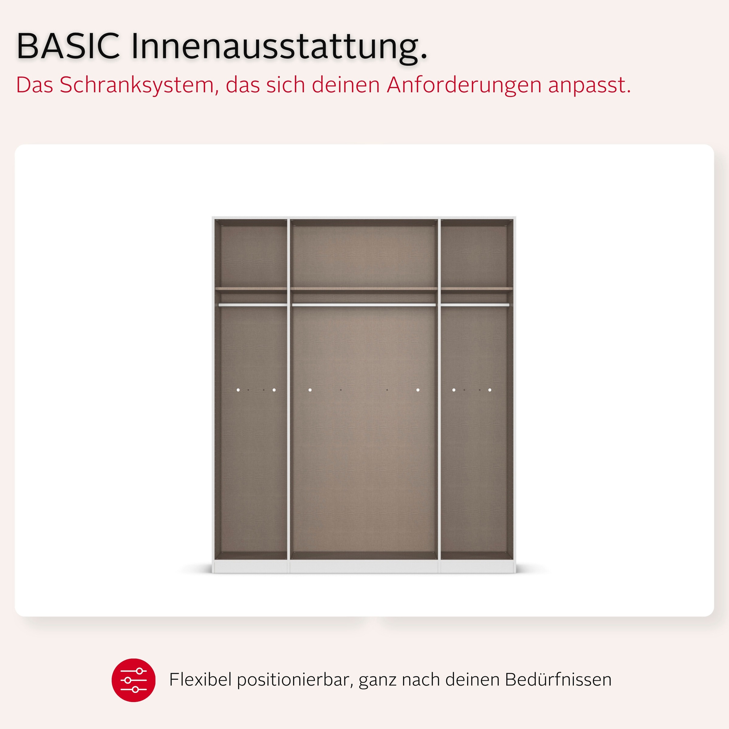 OTTO home Kleiderschrank »Schrank Möbel Schlafzimmer Garderobe Mietswohnung WELTNEUHEIT NYLLA« PATENTIERTES SCHNELLMONTAGESYSTEM mit Glasrahmentüren MADE IN GERMANY