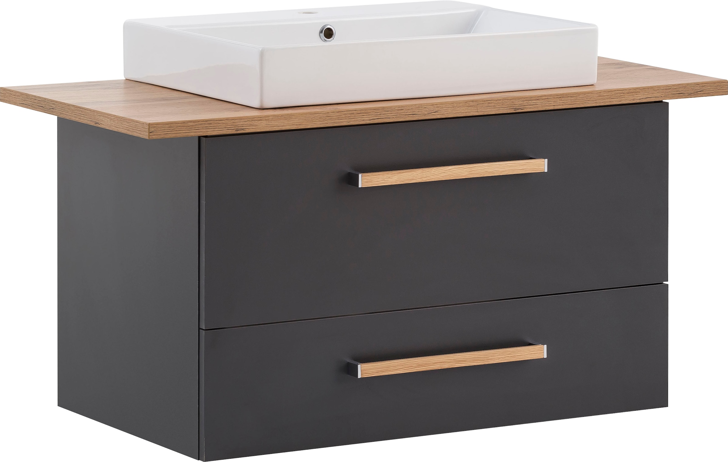 Schildmeyer Waschtisch "Duo, Waschtisch, Made in Germany, B: 100 cm" Solide Verarbeitung - Dieses Produkt ist in Deutschland gefertigt