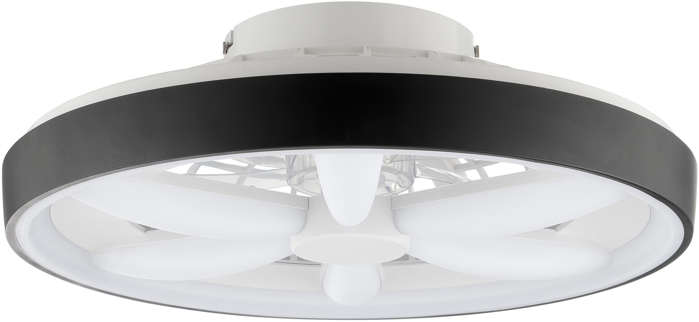 Brilliant LED Deckenleuchte »Gaiano«, 1 flammig, Ø 48cm mit Ventilator, 6400 lm, dimmbar, RGB, 2700-6500 K