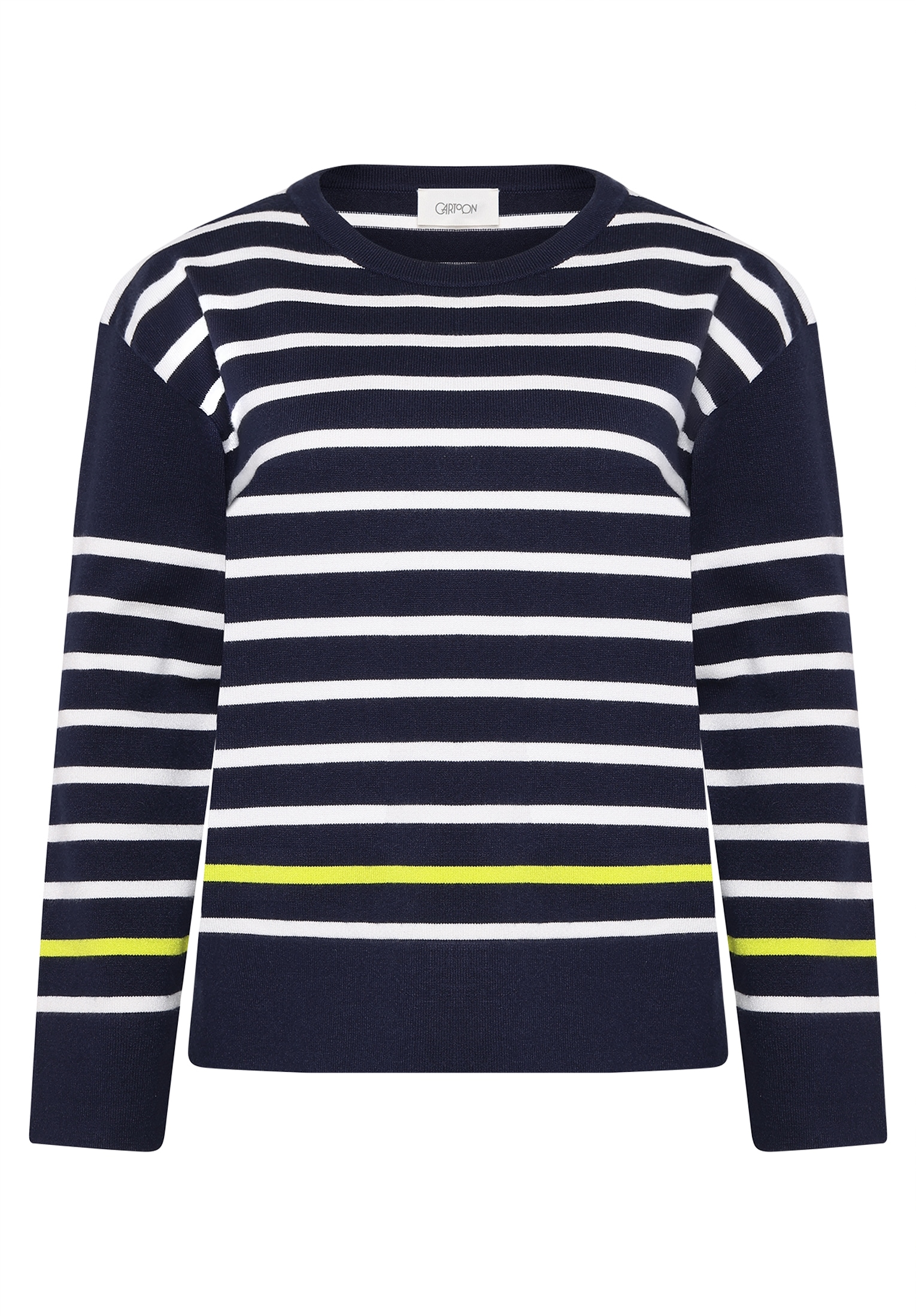 Cartoon Strickpullover »Damen mit Rundhalsausschnitt« 1 tlg.