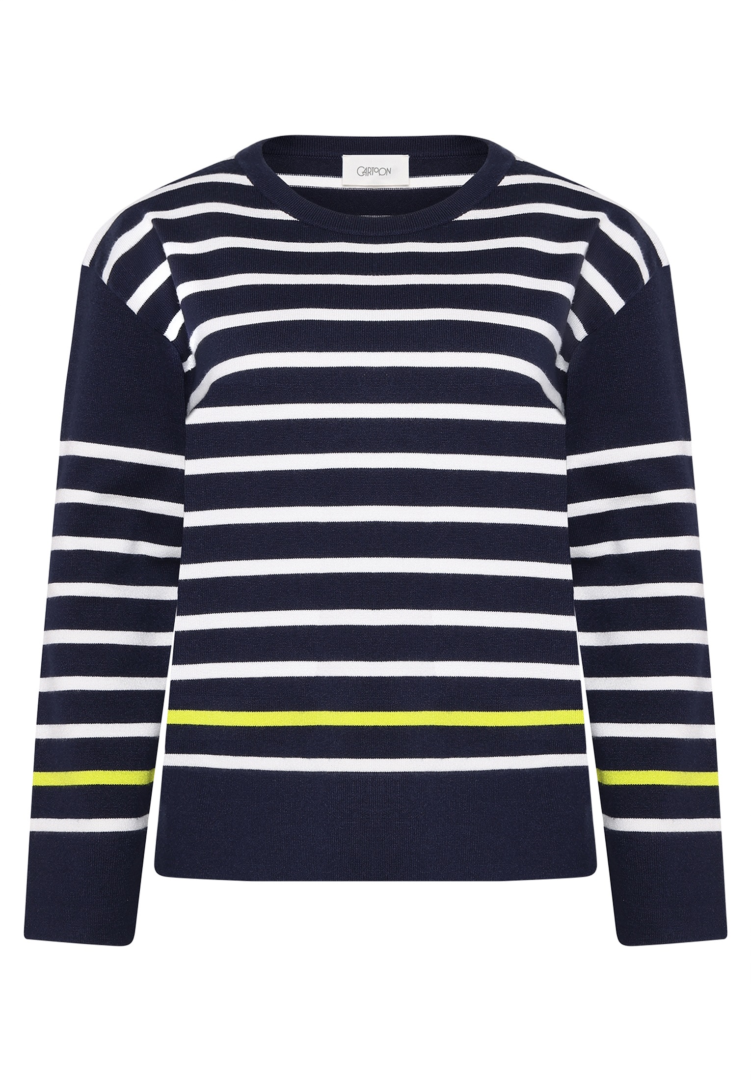 Cartoon Strickpullover "Damen mit Rundhalsausschnitt" 1 tlg. günstig online kaufen