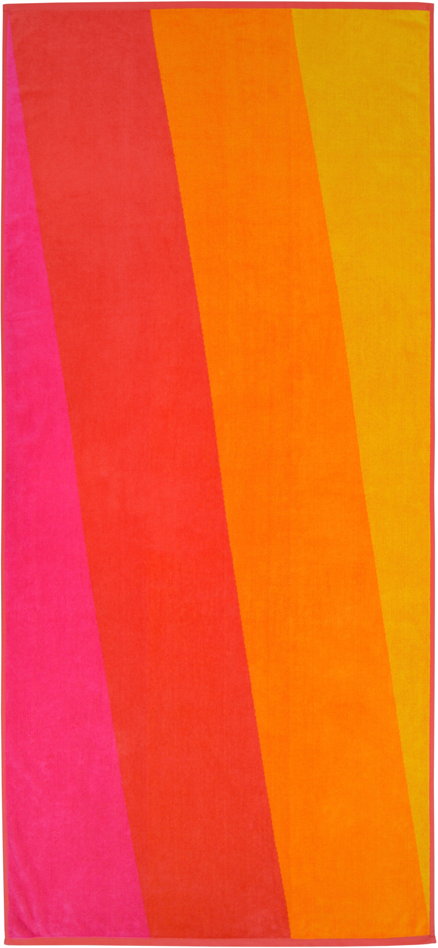 Dyckhoff Strandtuch "Sunset" kuscheliges Velours günstig online kaufen