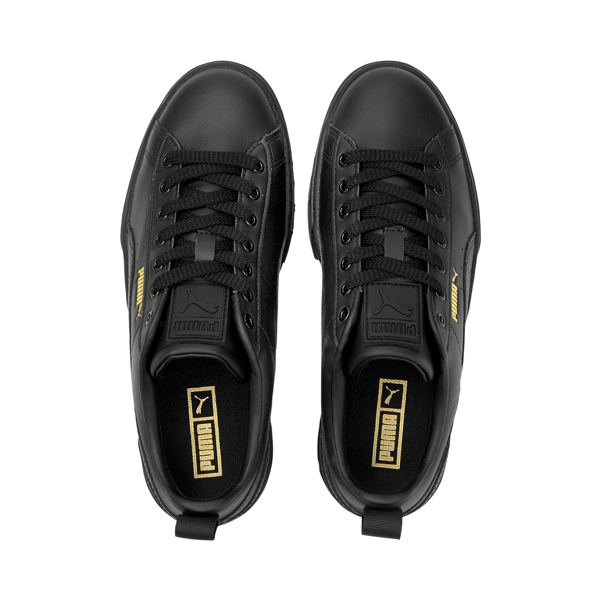 Sneaker PUMA "MAYZE CLASSIC WNS", Damen, Gr. 41, puma schwarz, Leder, Synthetik, unifarben, Schuhe Sneaker, mit dicker Schichtsohle, mit SOFTFOAM-Dämpfungstechnologie 6