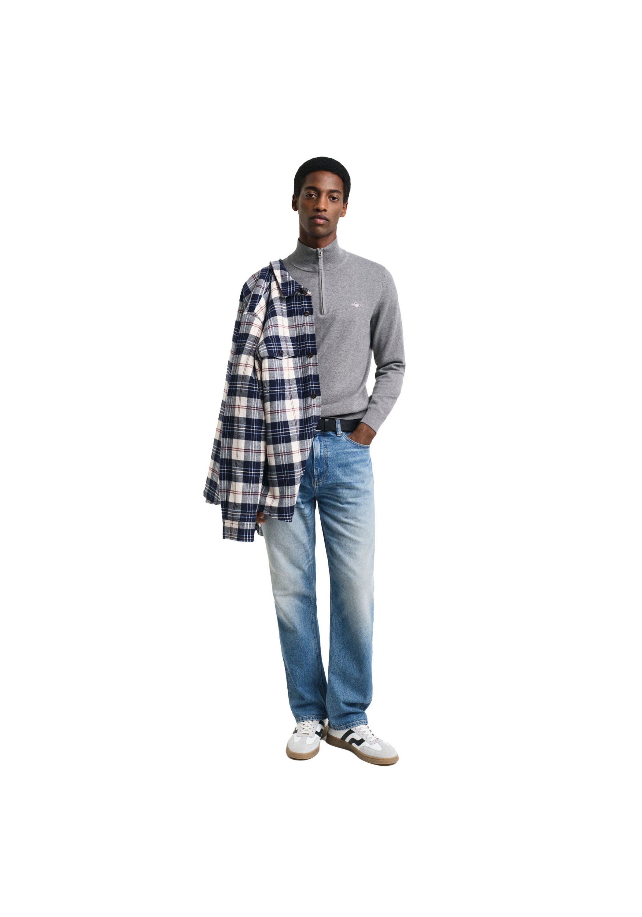 Gant Sweater »Strickpullover CLASSIC COTTON HALF ZIP«