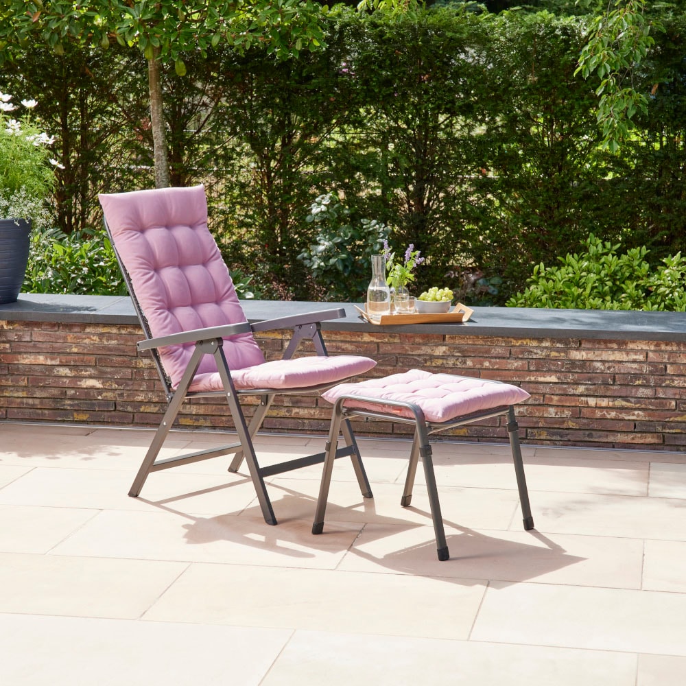 Siena Garden Sesselauflage »ATRIA, 123 cm, TOPSELLER!« Dessin Uni, 100% recyceltem Polyester, in verschiedenen Farben