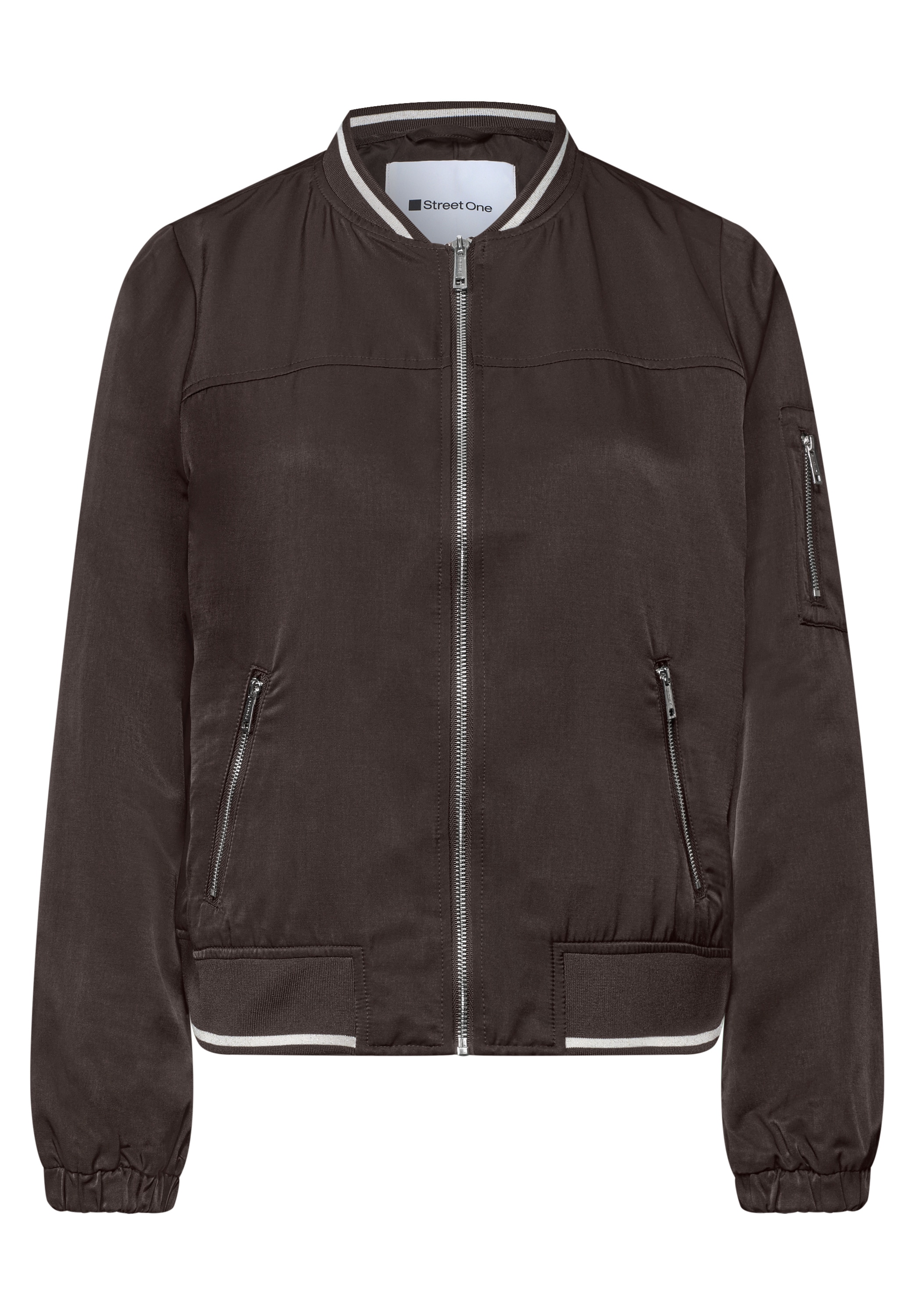 STREET ONE Blouson ohne Kapuze mit Elastiksaum