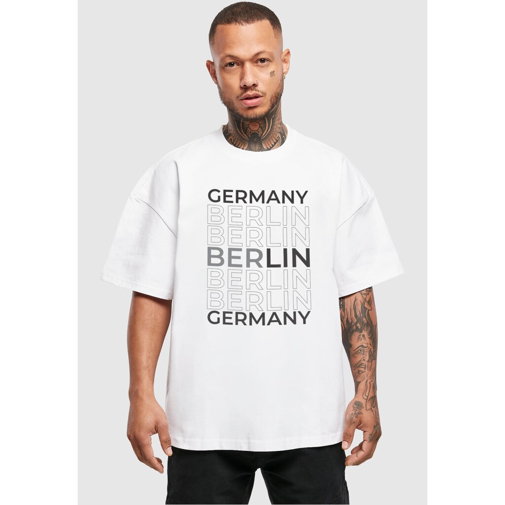 Merchcode T-Shirt »Merchcode Herren Berlin Ultra Heavy Cotton Box T-Shirt«, (1 tlg.)