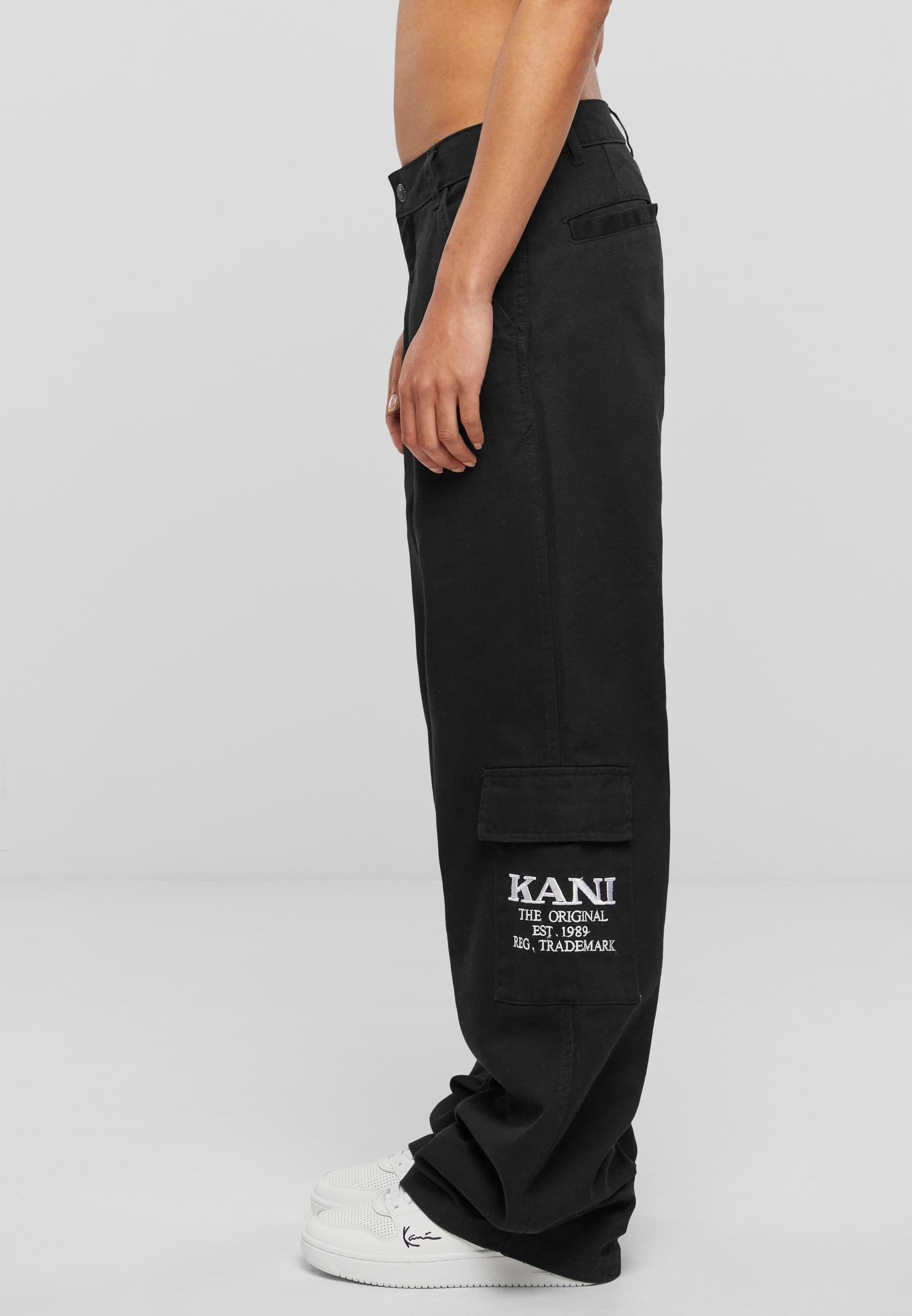 Karl Kani Stoffhose »Karl Kani Damen KK Denim K Cargo Pants«, (1 tlg.)