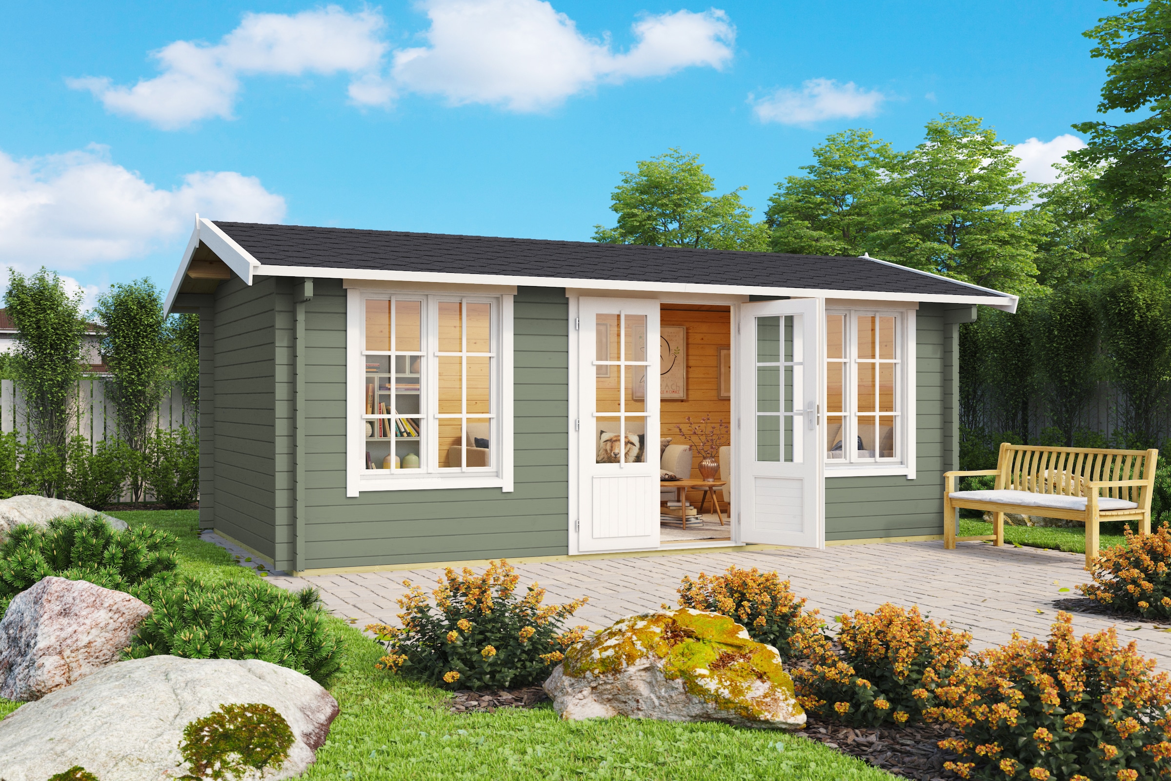 Nordic Holz Gartenhaus "PEMBROKESHIRE 53" günstig online kaufen