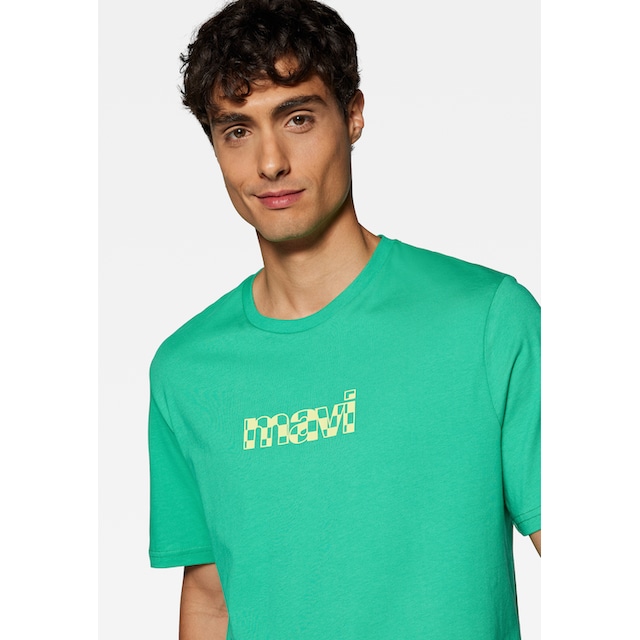 Mavi Rundhalsshirt »MAVI PRINTED TEE«, T-Shirt mit Mavi Print ▷ kaufen |  BAUR