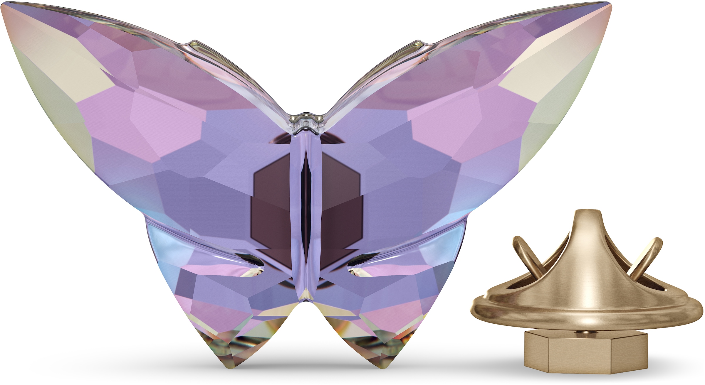 Swarovski Dekoobjekt »Jungle Beats Schmetterling Magnet, violett, klein,  5572153«, Swarovski® Kristall kaufen | BAUR
