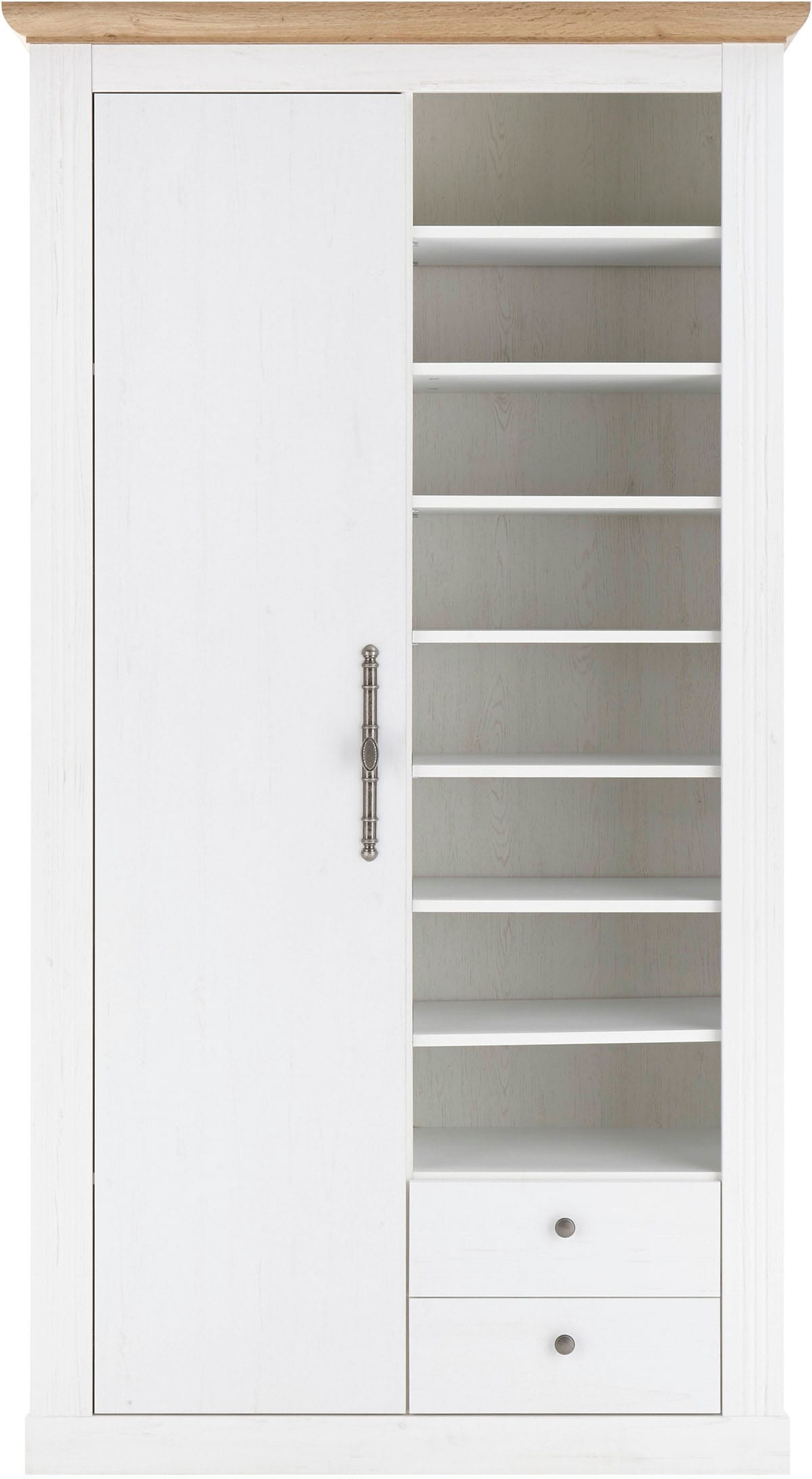 Home affaire Garderobenschrank »WESTMINSTER TOPSELLER!«, (Breite ca. 108 cm), im romantischen Landhausstil
