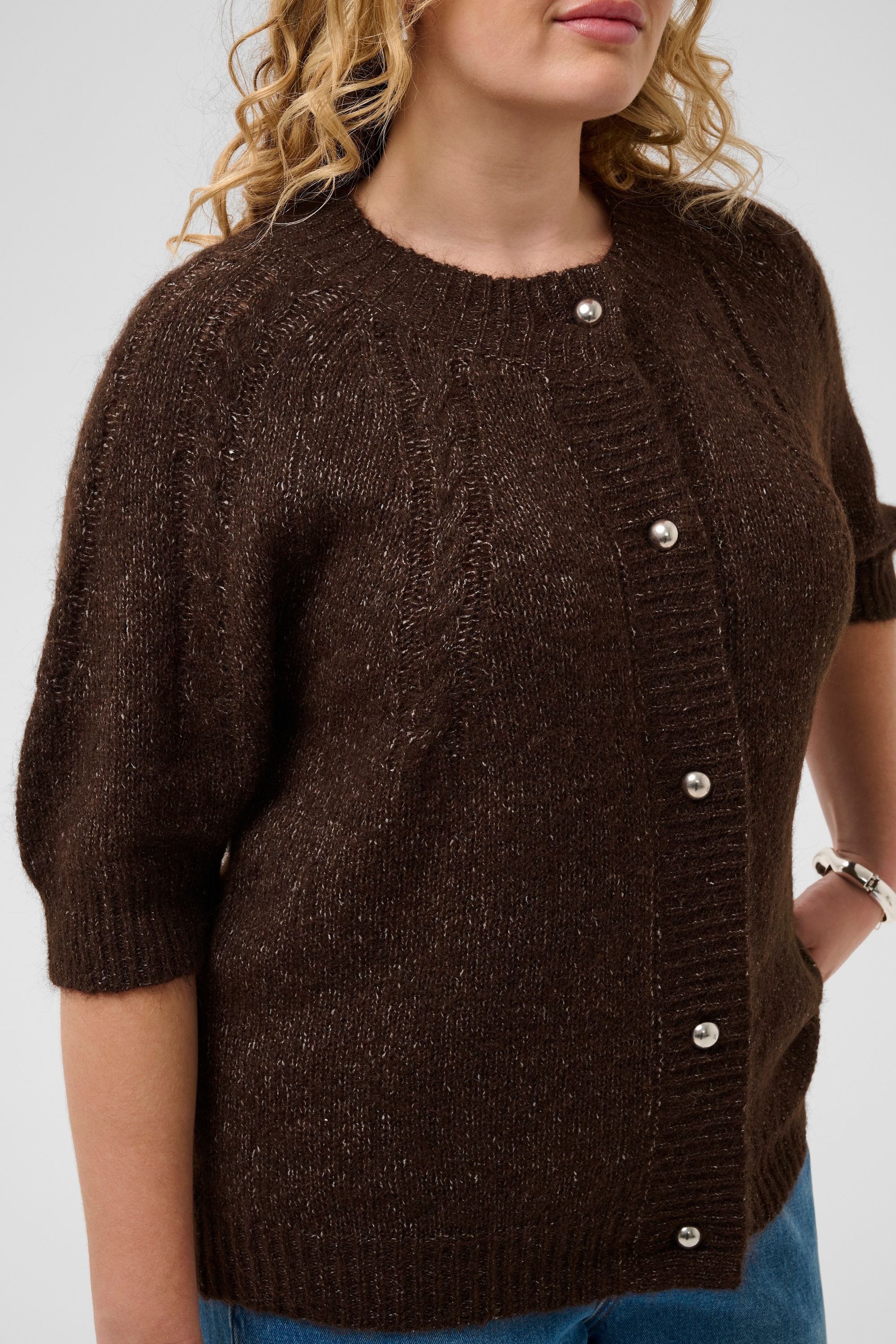 KAFFE Curve Strickjacke »Damen Strickjacke KCciony«