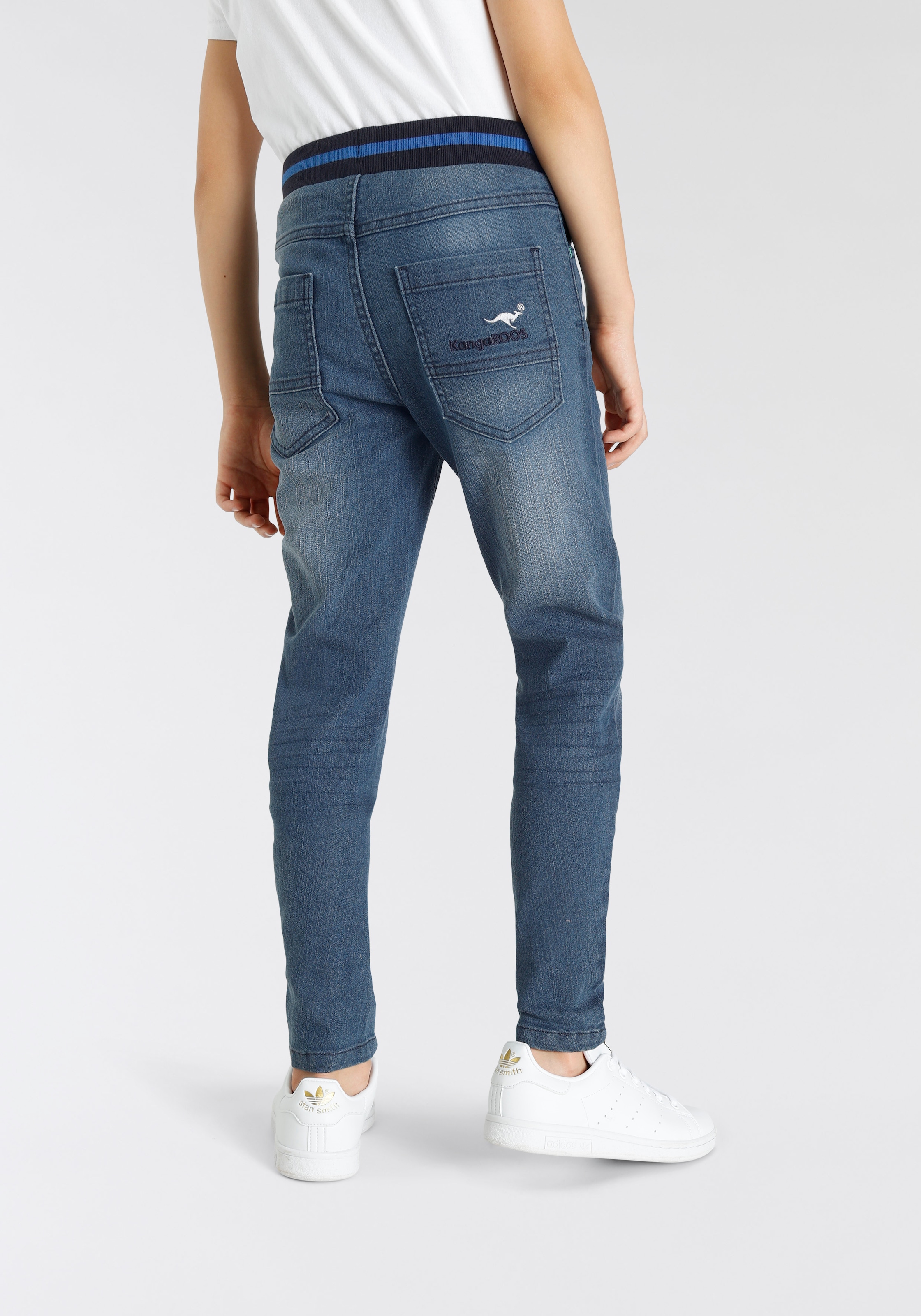 KangaROOS Stretch-Jeans »Denim«, in authentischer | Waschung BAUR