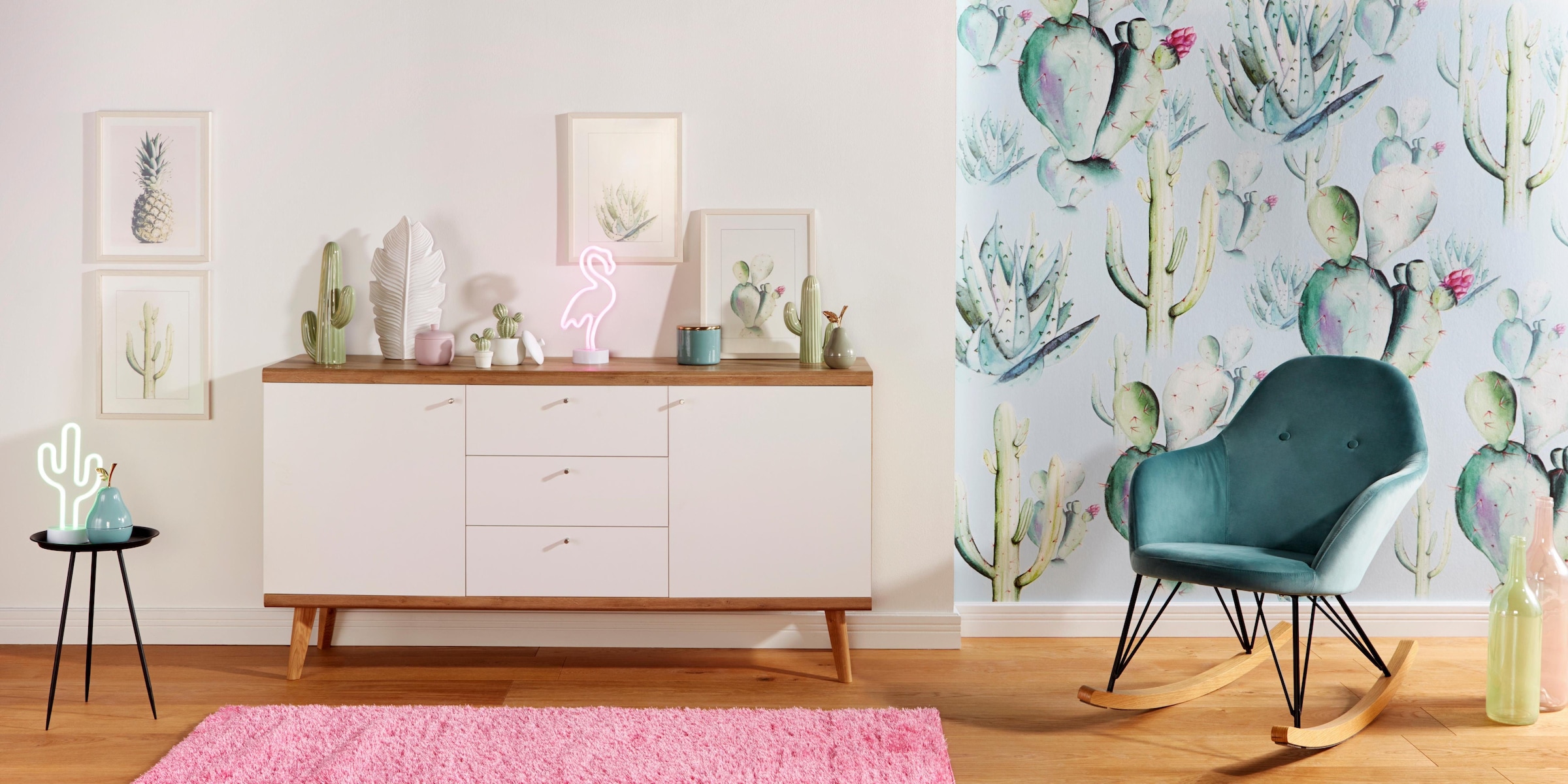 andas Sideboard »Merle«, im skandinavischen Design, Breite 160 cm