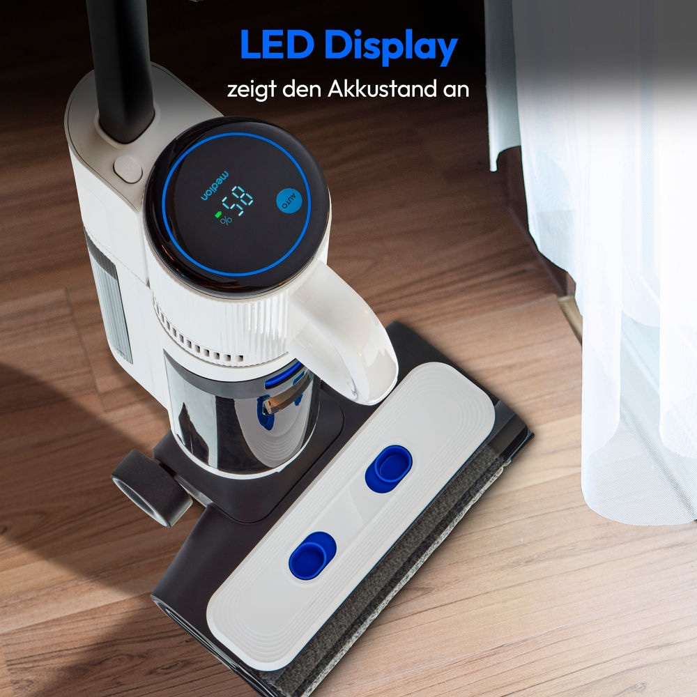 Medion® Nass-Trocken-Sauger »H30 (MD 11935), Frisch- und Schmutzwassertank, integriertes Zubehör«, Selbstreinigungs- und Trocknungsfunktion, 45min Laufzeit, LED-Display