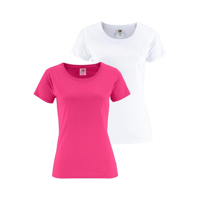 Fruit of the Loom Rundhalsshirt »Lady Fit Premium«, (Packung, 2 tlg.,  2er-Pack) online bestellen | BAUR