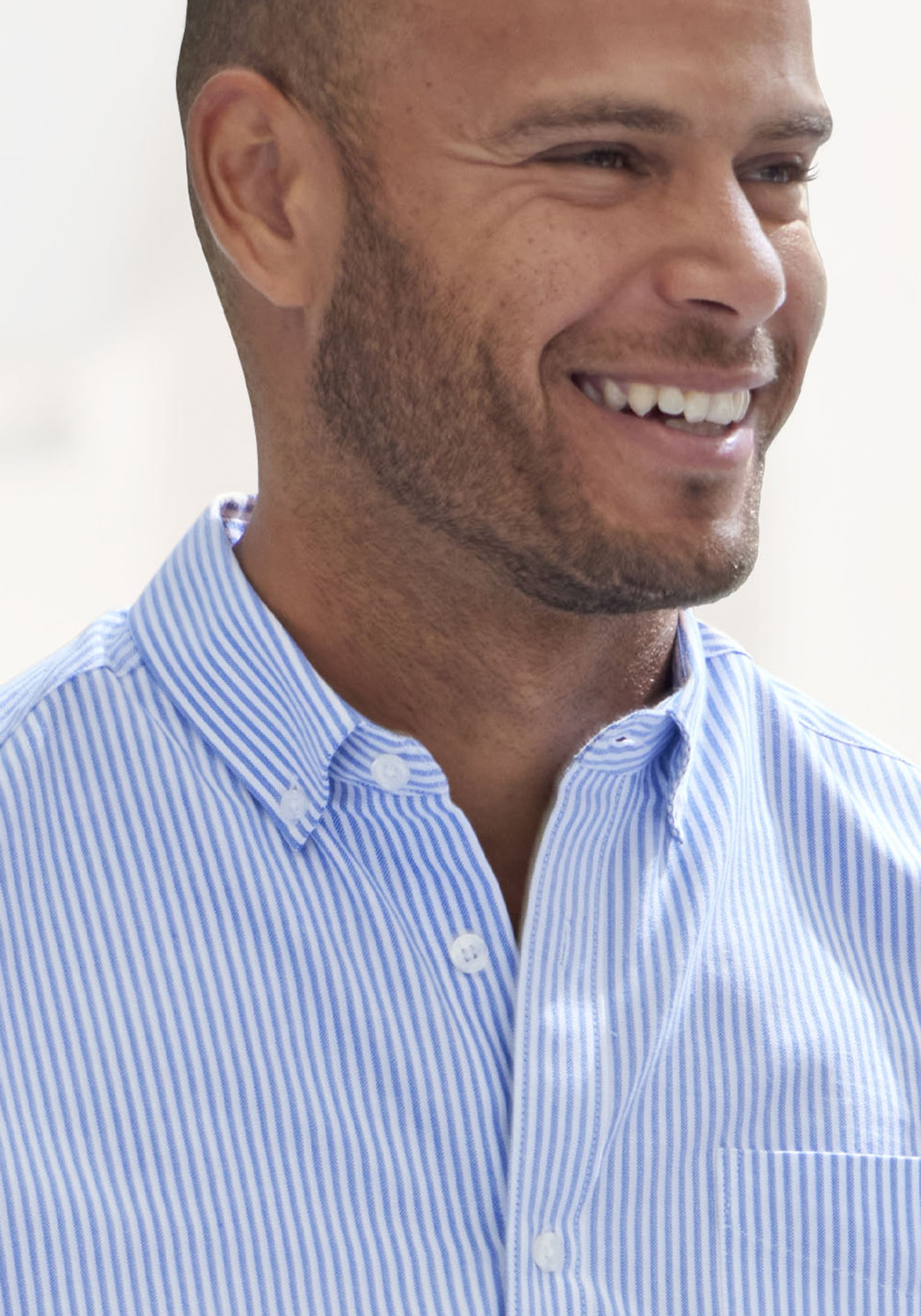 H.I.S Kurzarmhemd »Regular fit«, Oxfordhemd kurzarm mit Button-down-Kragen aus reiner Baumwolle