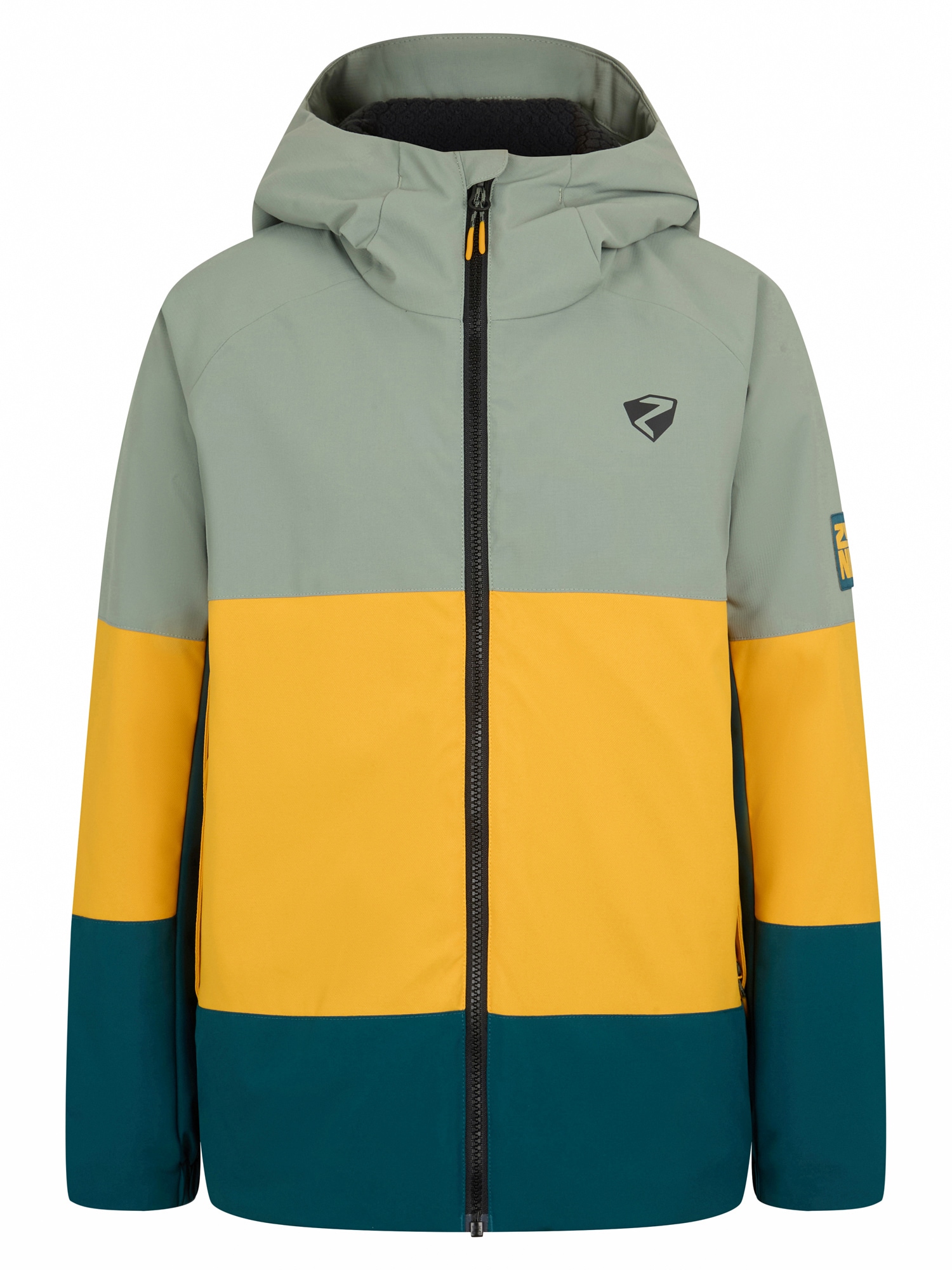 Ziener Skijacke "ARTIKO-Z AQUASHIELD JUNIOR" wasser- u. winddicht, atmungsaktiv, warm, reflektierende Elemente