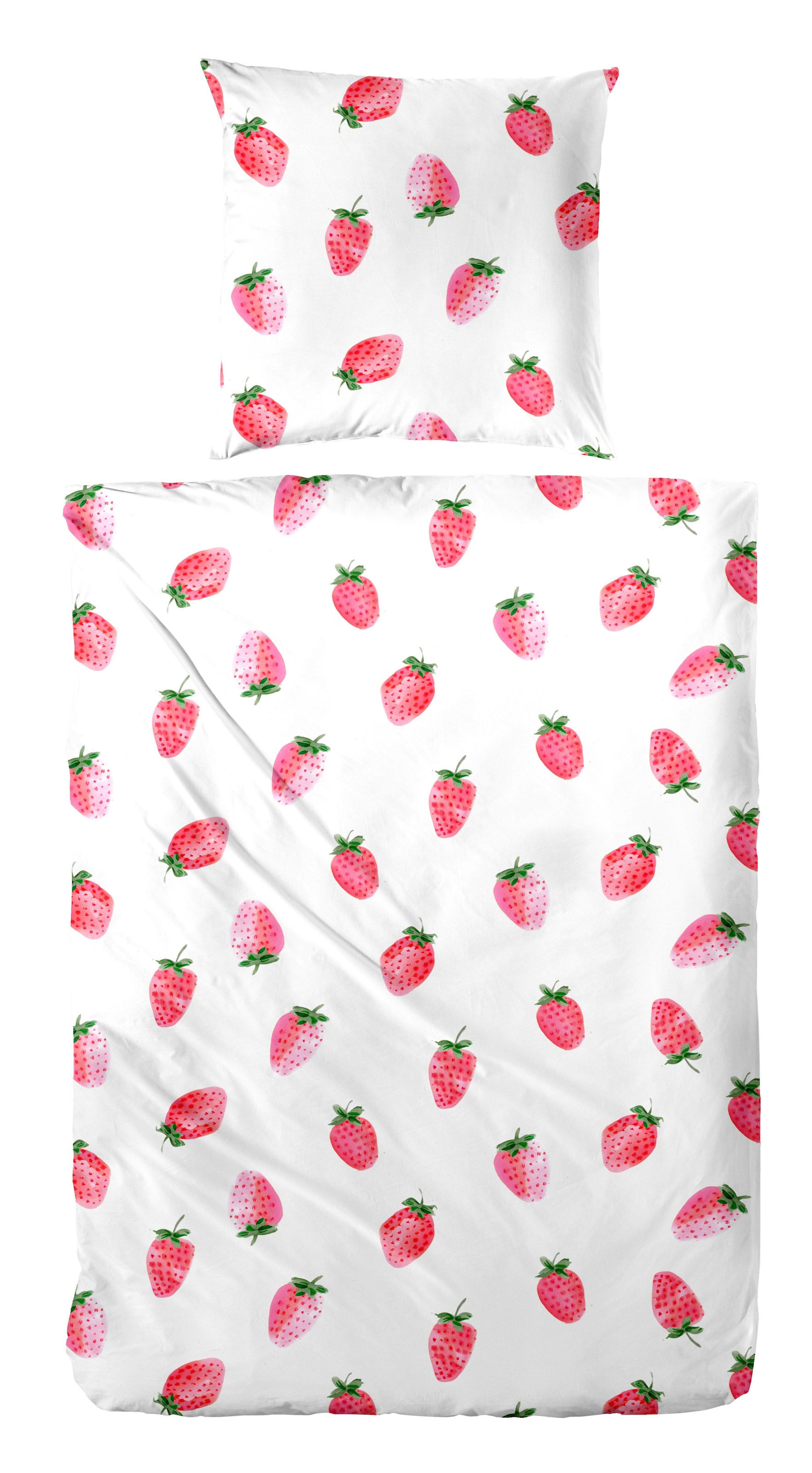 Primera Bettwäsche "Soft-Seersucker-Bettwäsche Strawberry" 2