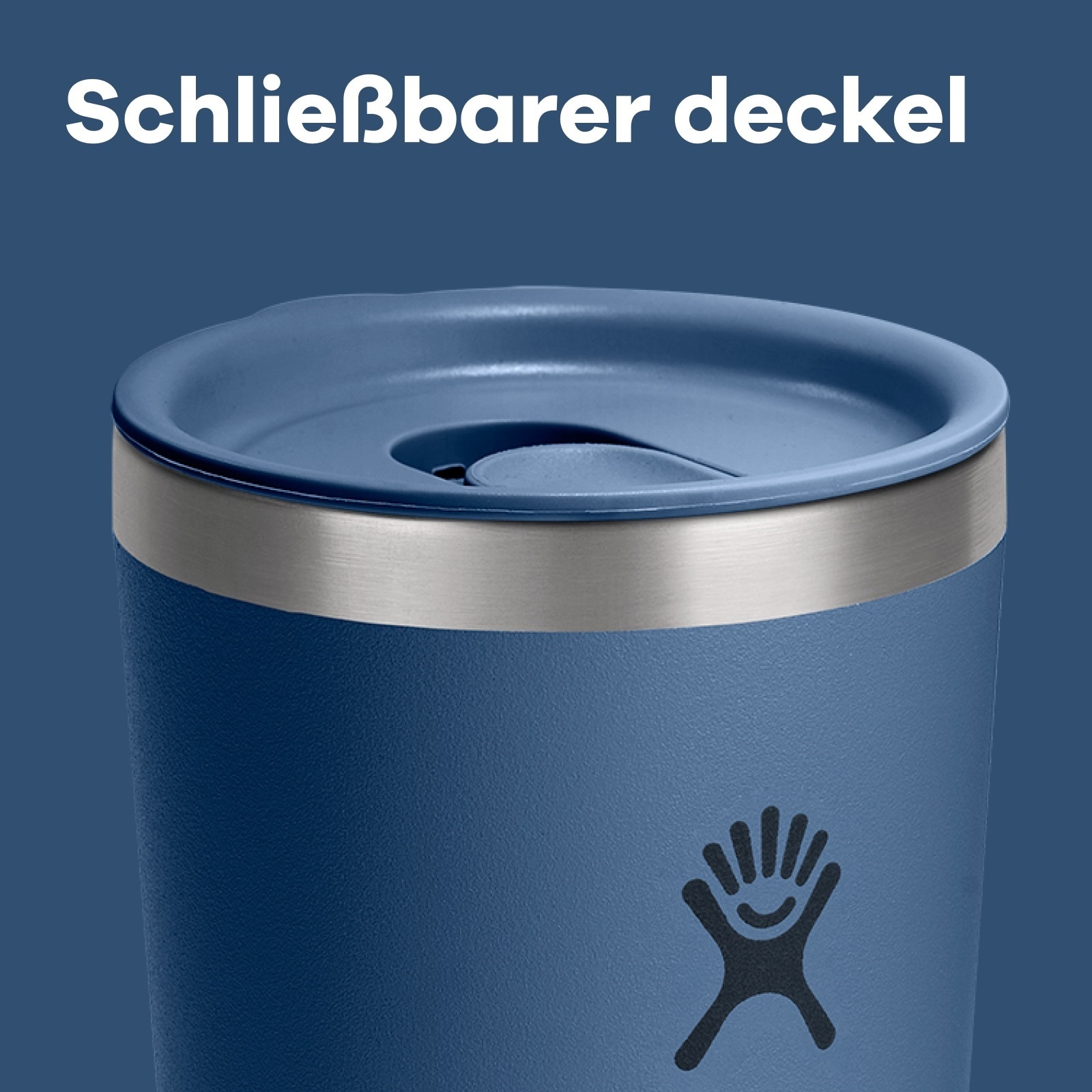 Hydro Flask Thermobecher »12 OZ All Around Tumbler Press-In Lid, 355 ml« Kompatibel mit Trinkhalmdeckel und verschließbaren Eindrückdeckel