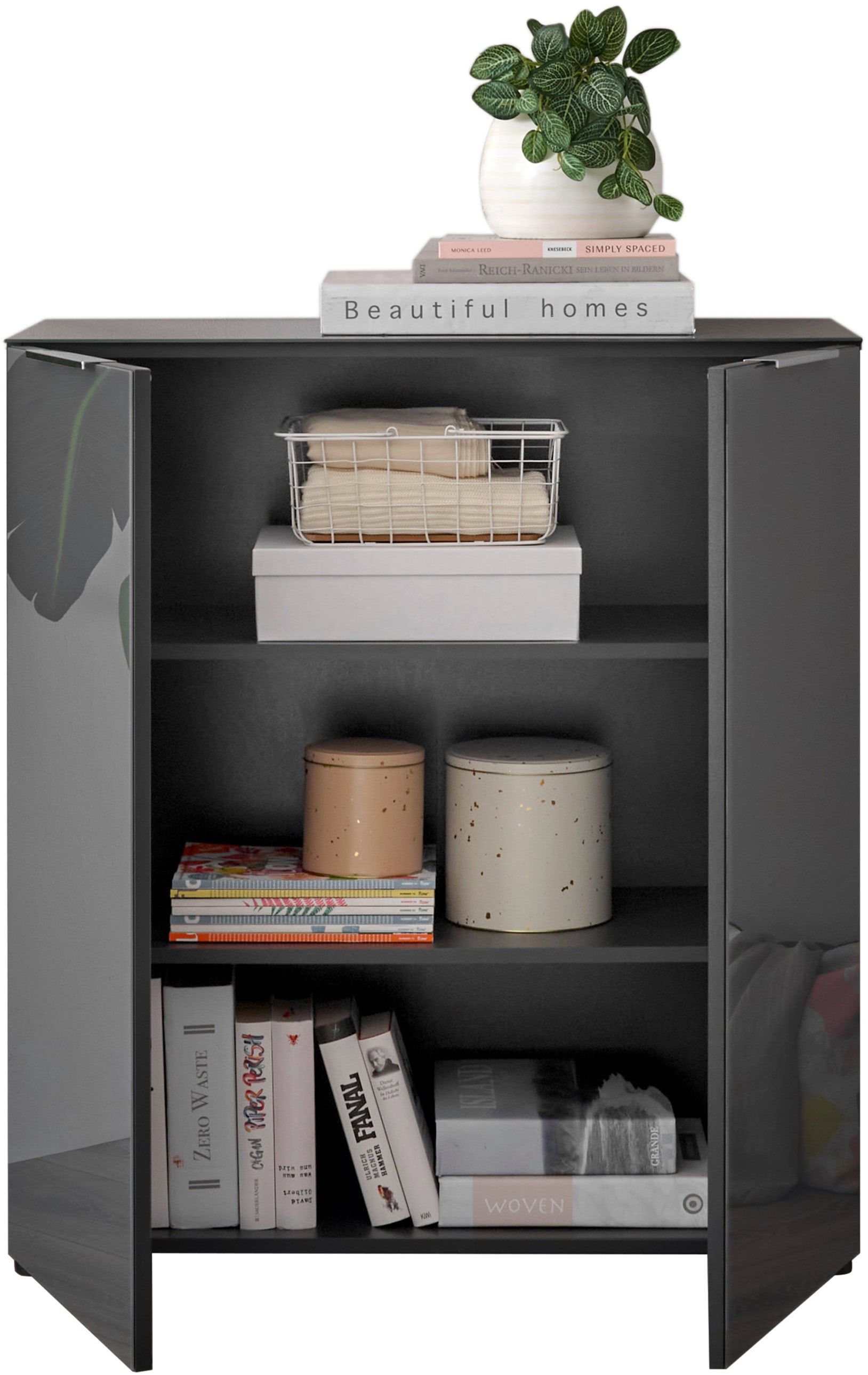 HBZ Kommode »Santorin, BxHxT 90x99x40 cm«, (1 St.), Breite 90cm, Softclose für Türen, Melaminbeschichtung