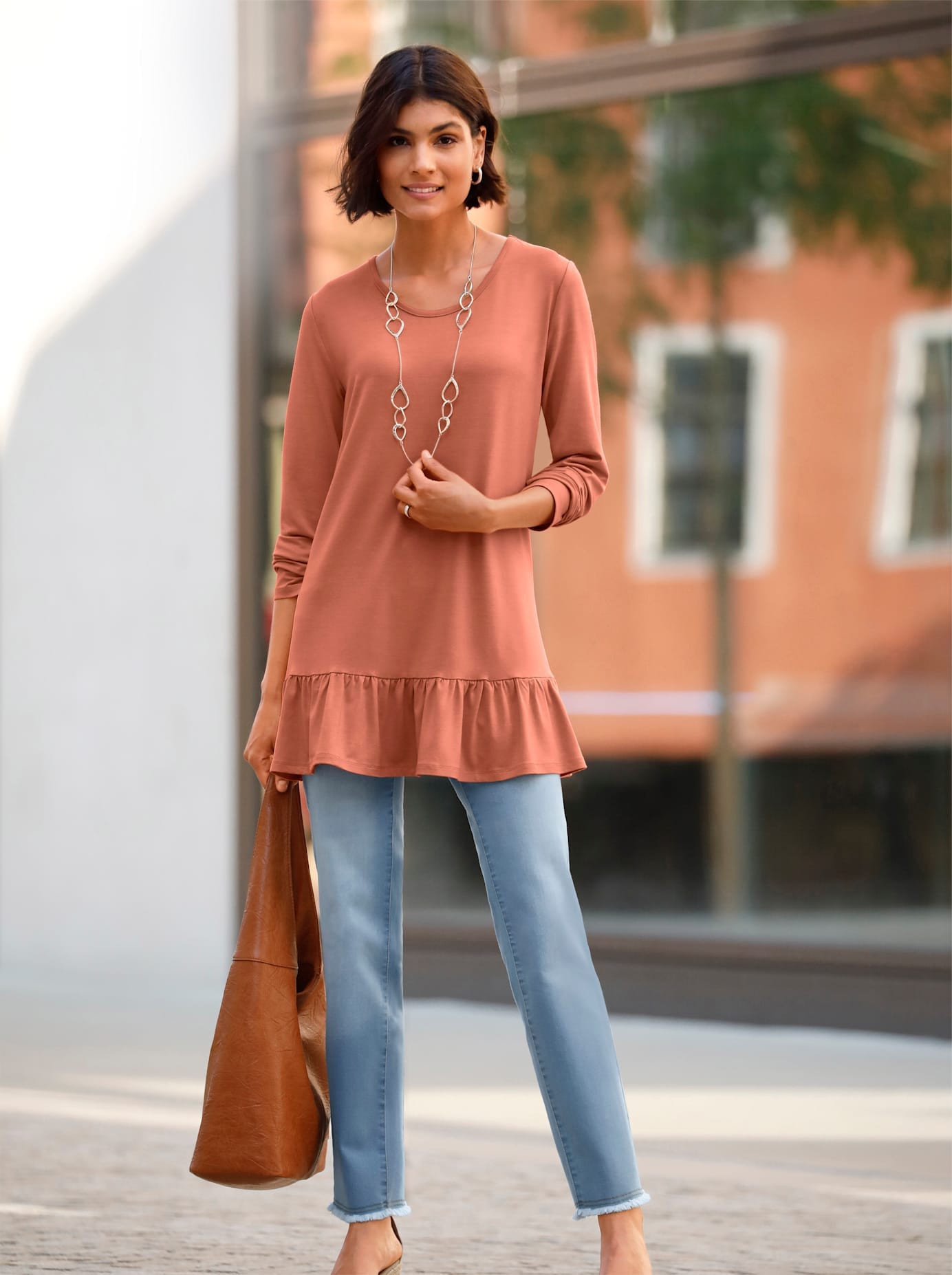 Classic Basics Longshirt "Longshirt" 1 Stk. tlg. günstig online kaufen