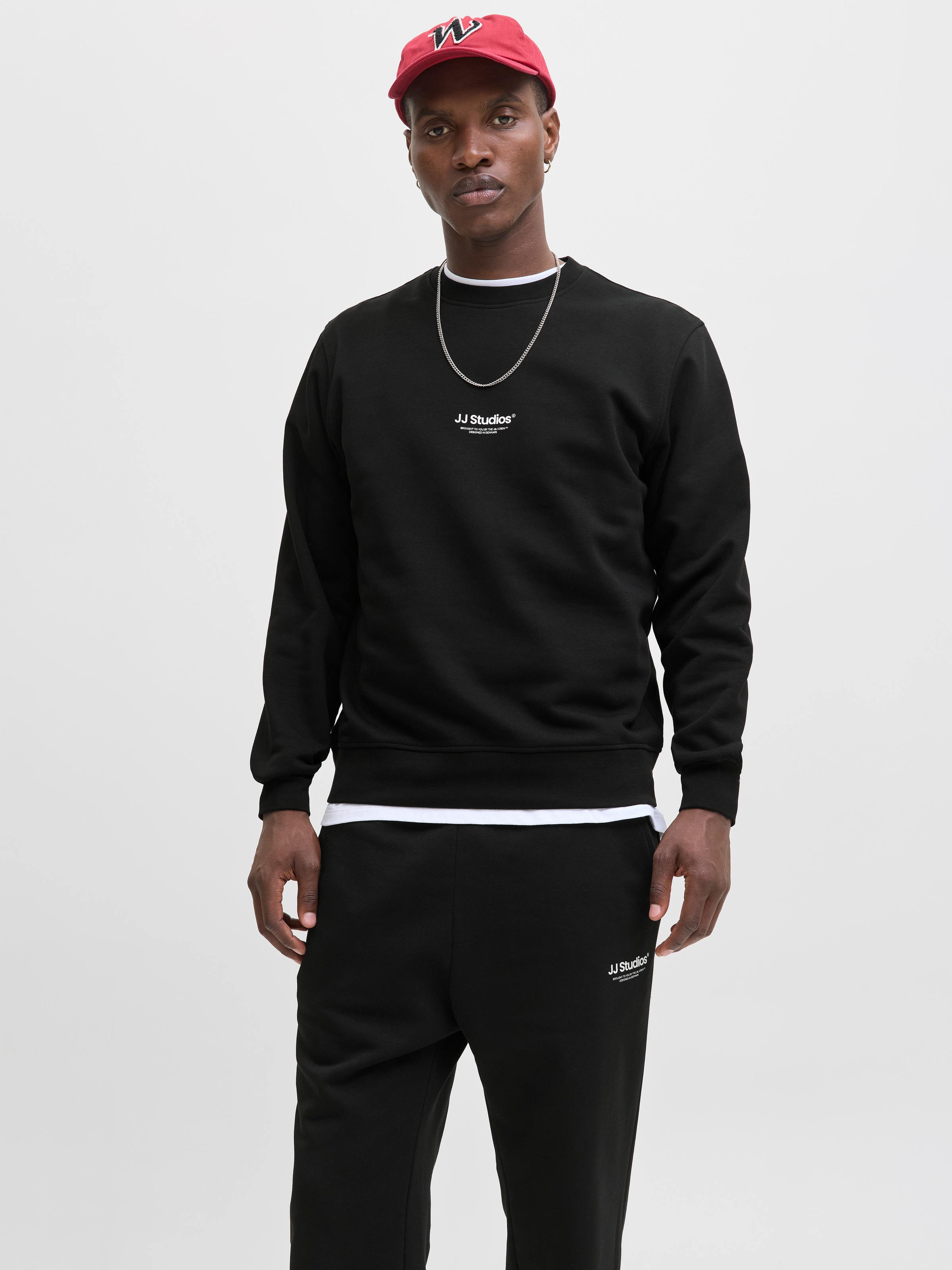 Jack & Jones Sweatshirt "JJESOHO SWEAT CREW NECK NOOS", Baumwollmischung, r günstig online kaufen