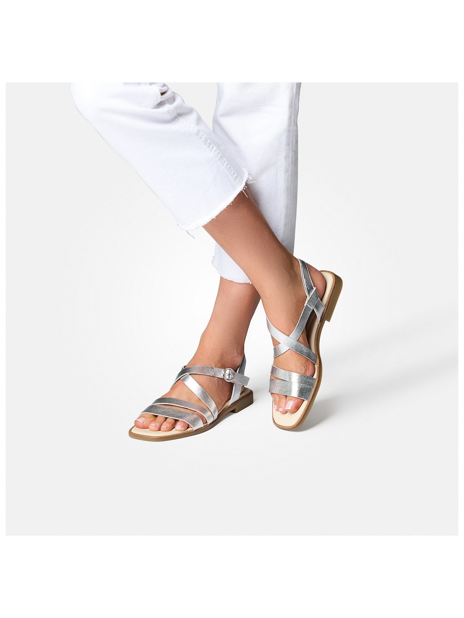 Paul Green Riemchensandale »Paul Green Sandalen Leder«