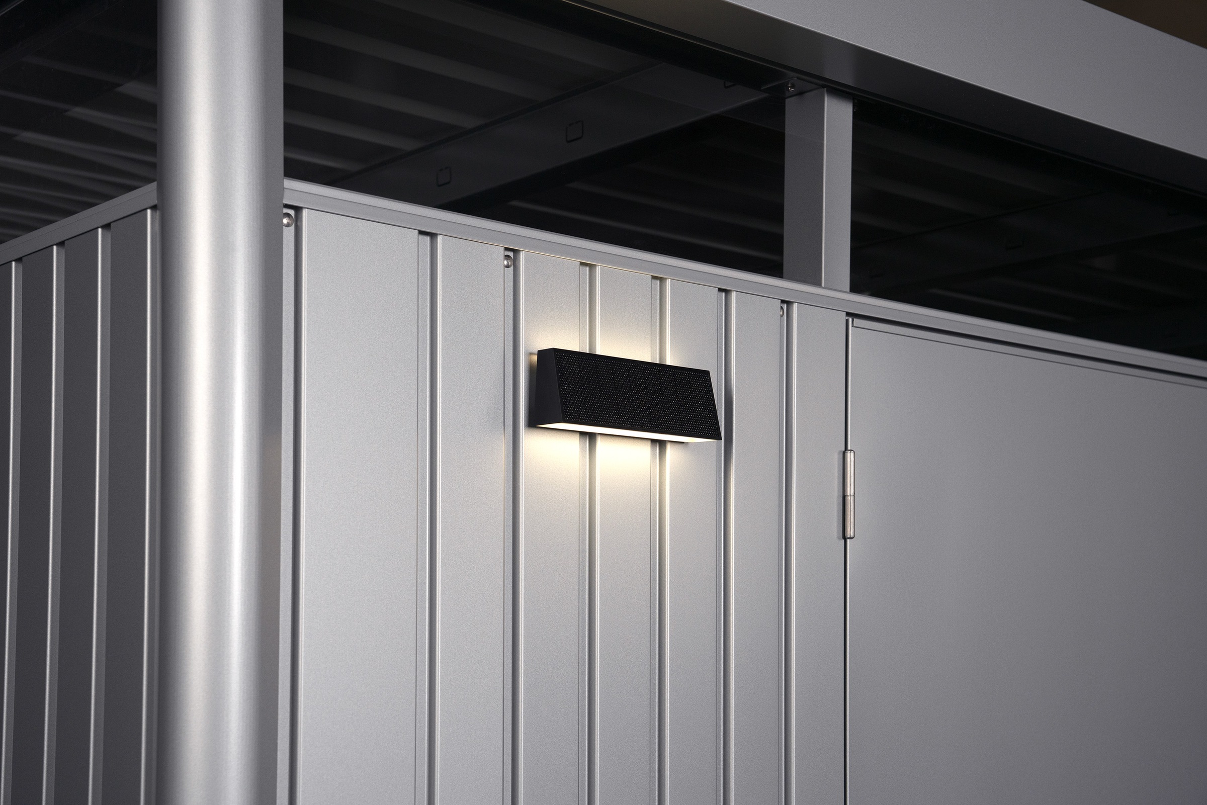 Biohort LED Solarleuchte "für Gerätehaus und Geräteschrank" LED-Modul Warmw günstig online kaufen