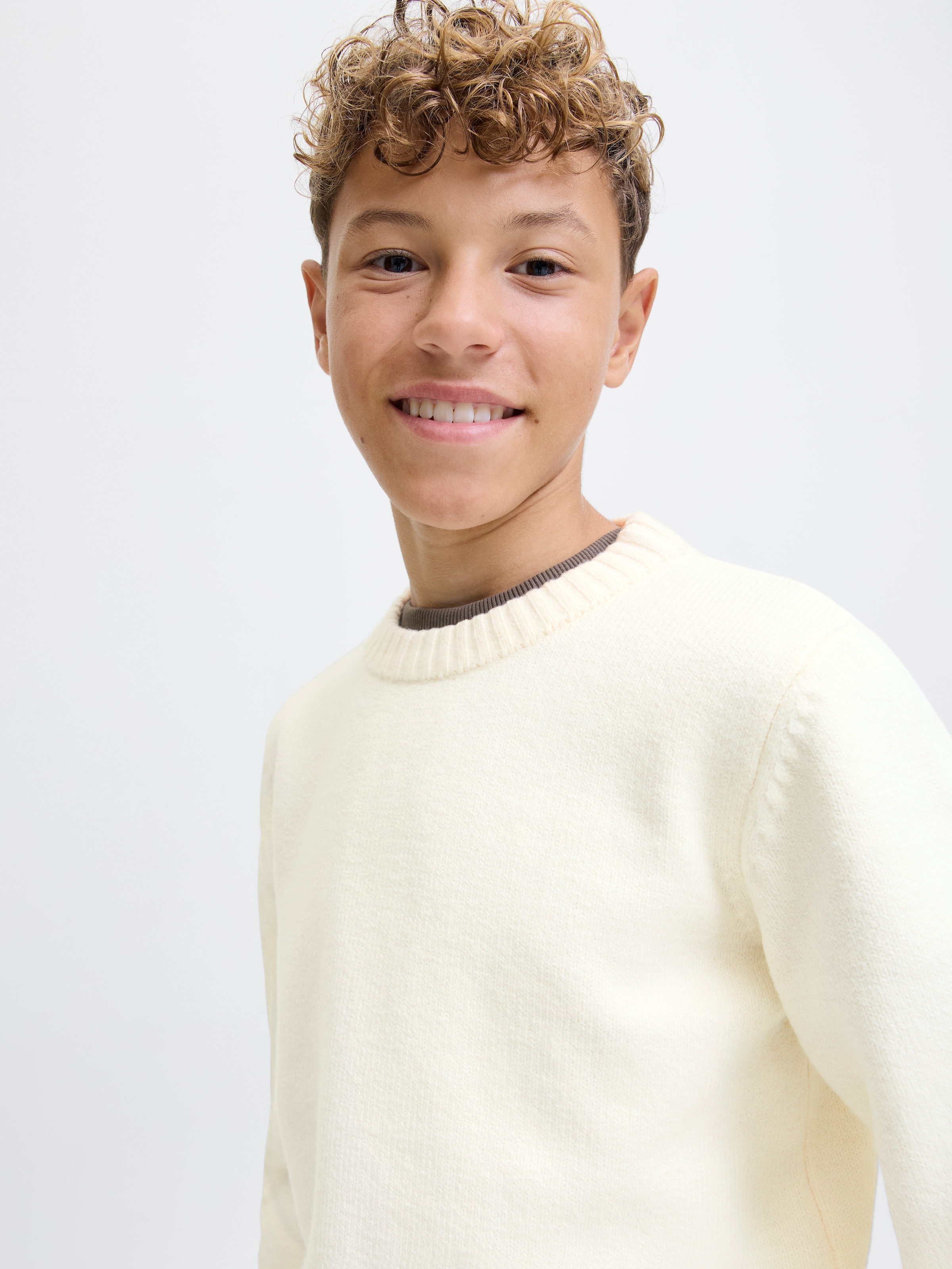Jack & Jones Junior Rundhalspullover »JORNORREBRO KNIT CREW NECK JNR«