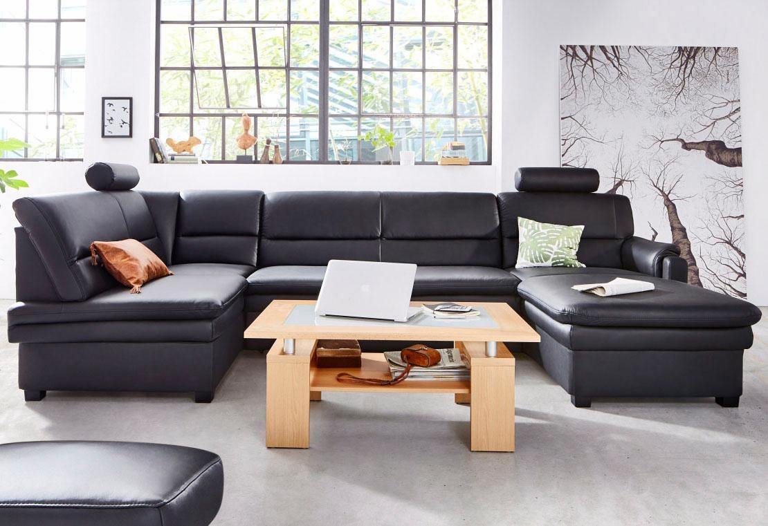 sit&more Wohnlandschaft »Pisa U-Form«, mit Federkern, wahlweise mit Bettfunktion