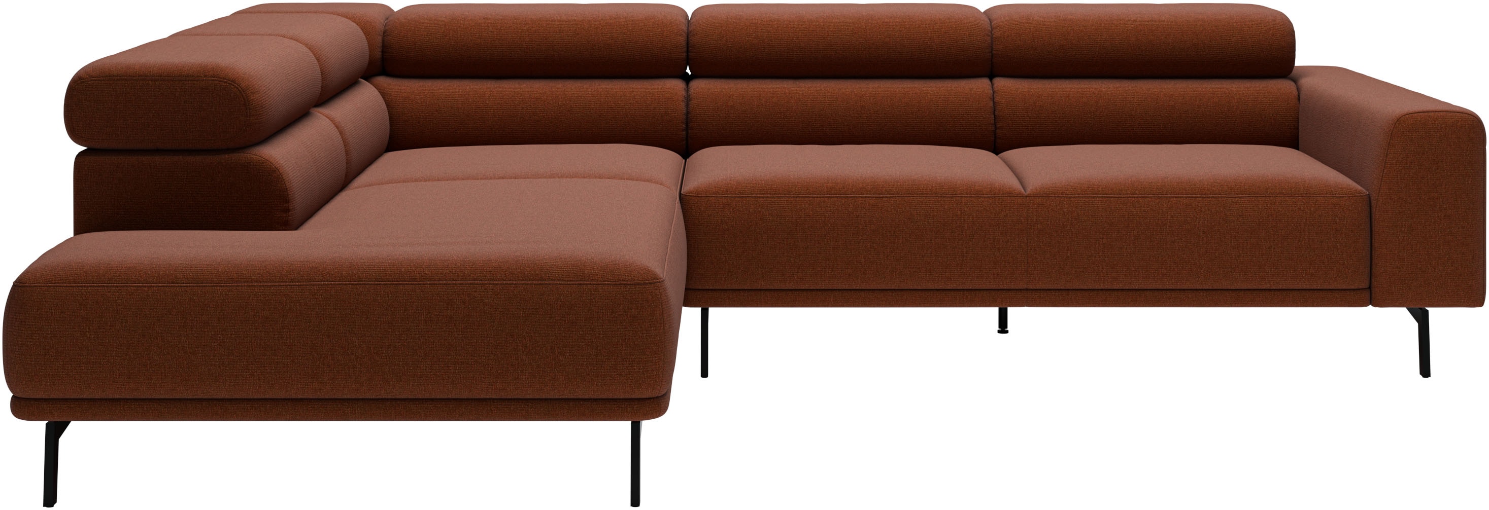 SCHÖNER WOHNEN-Kollektion "Tossa, Modernes Design trifft smarte Funktione, Breite 273 cm" Motorischer Sitzvorzug, Kopfteil-Funktion & Saugroboter-Höhe