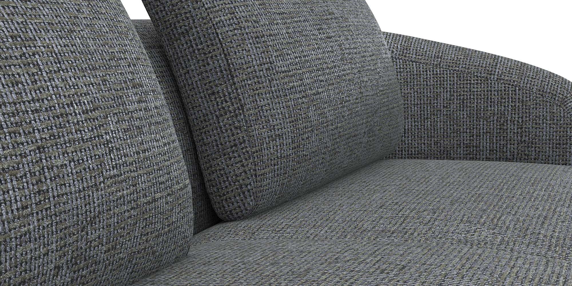 FLEXLUX Ecksofa »Torino, rund, L-Form, Sofa-Ecke mit Ottomane«, Modernes, organisches Sofa-Design, Kaltschaum, Wellenunterfederung