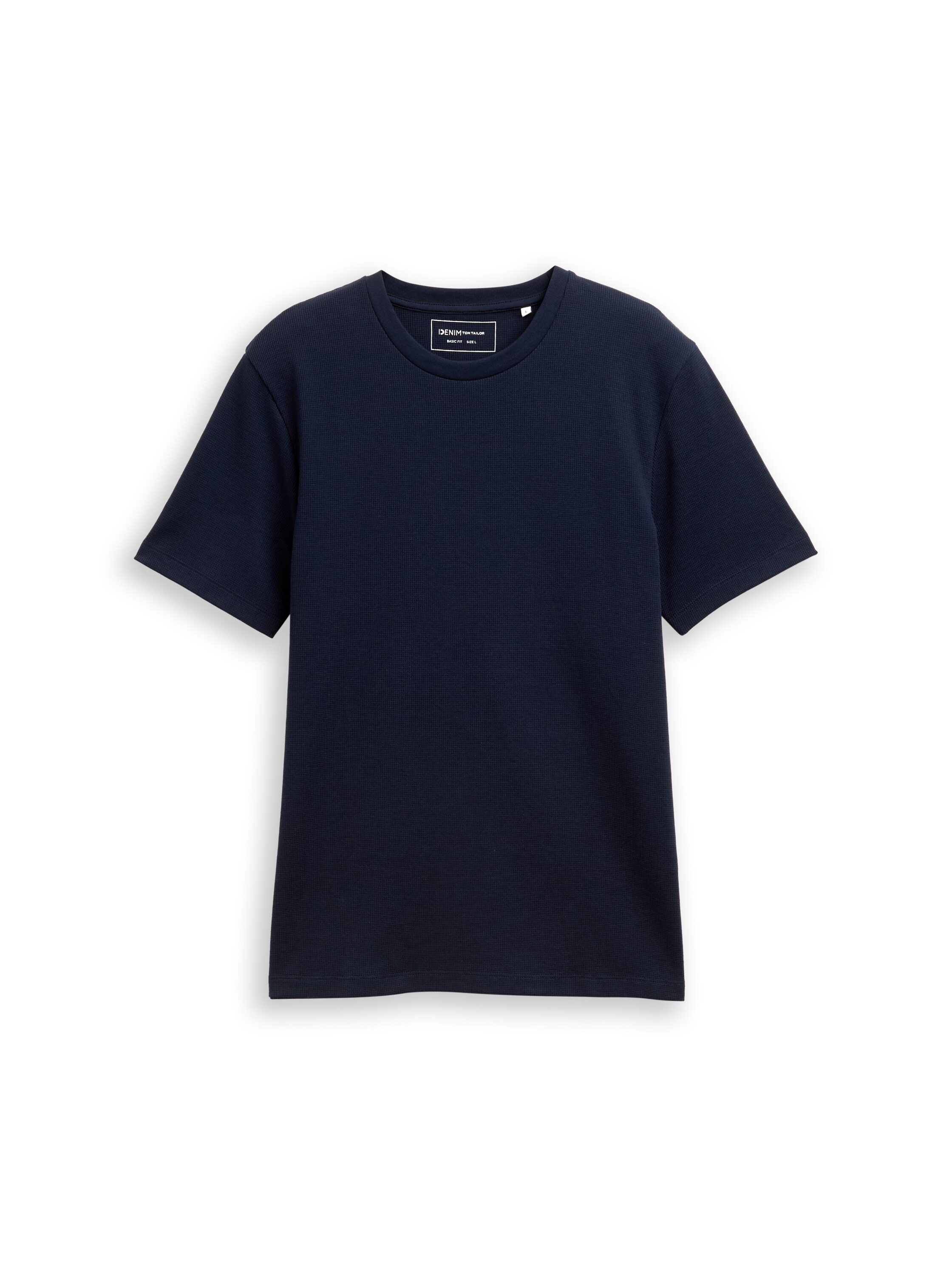 TOM TAILOR Denim T-Shirt in Piqué-Qualität