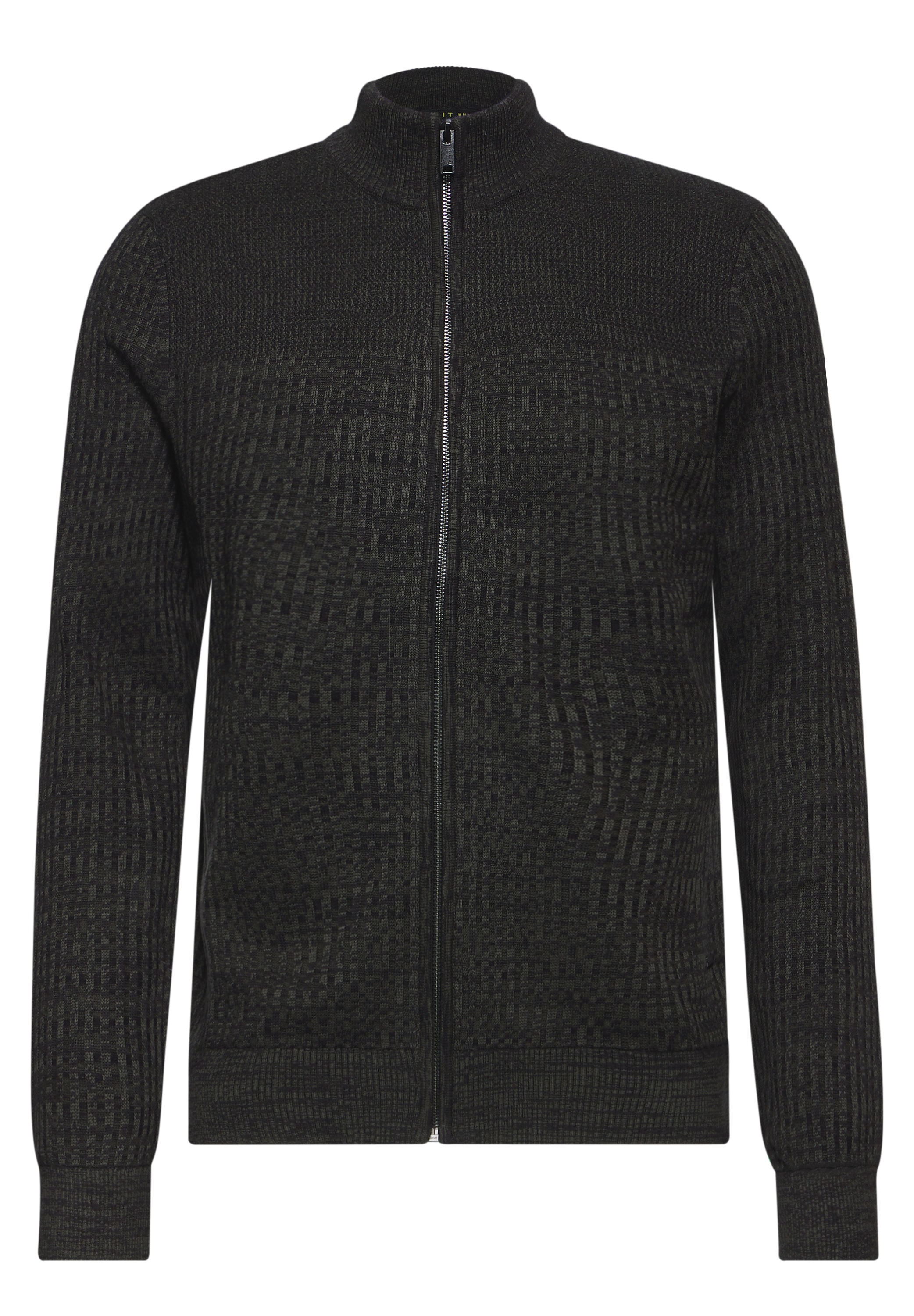STREET ONE MEN Strickjacke, aus reiner Baumwolle