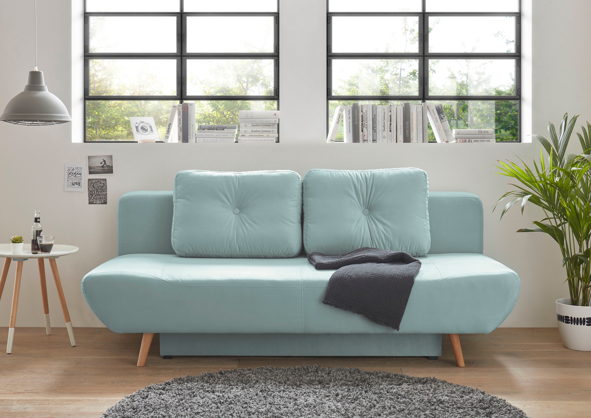 Home affaire Schlafsofa "Segmon" einfach in ein bequemes Bett umwandeln, in günstig online kaufen