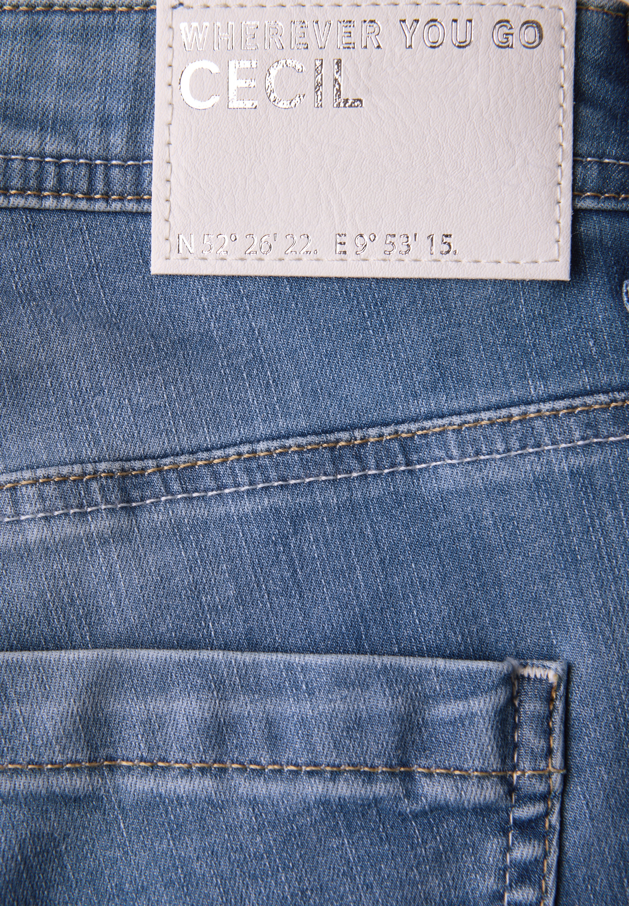 Cecil Gerade Jeans, aus Baumwolle mit Stretchanteil