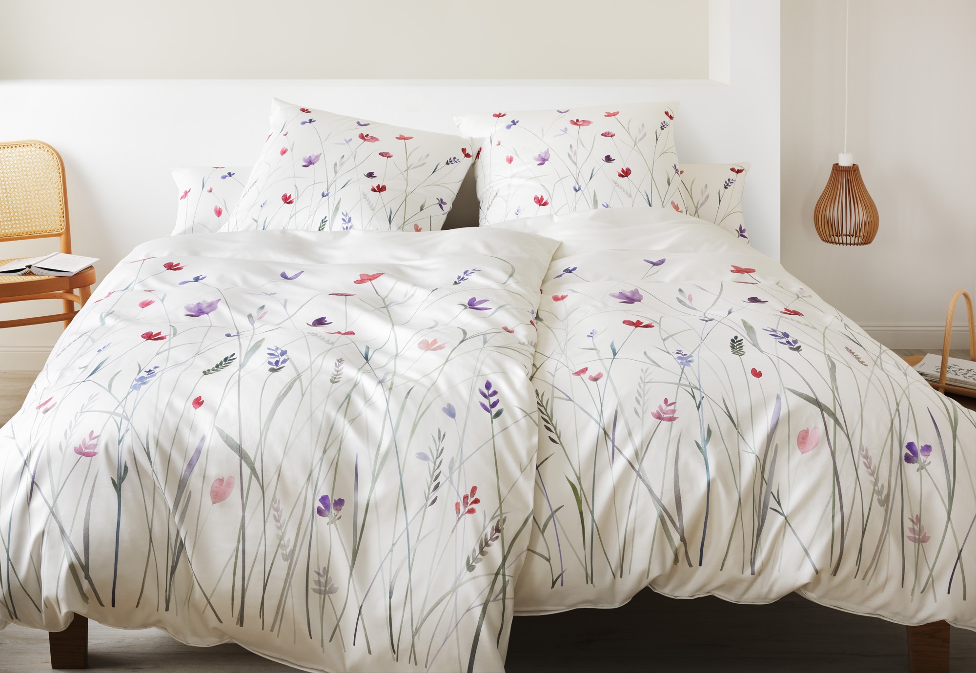 Elegante Bettwäsche "Highlife" 2 Stk. tlg. angenehmes Hautgefühl günstig online kaufen