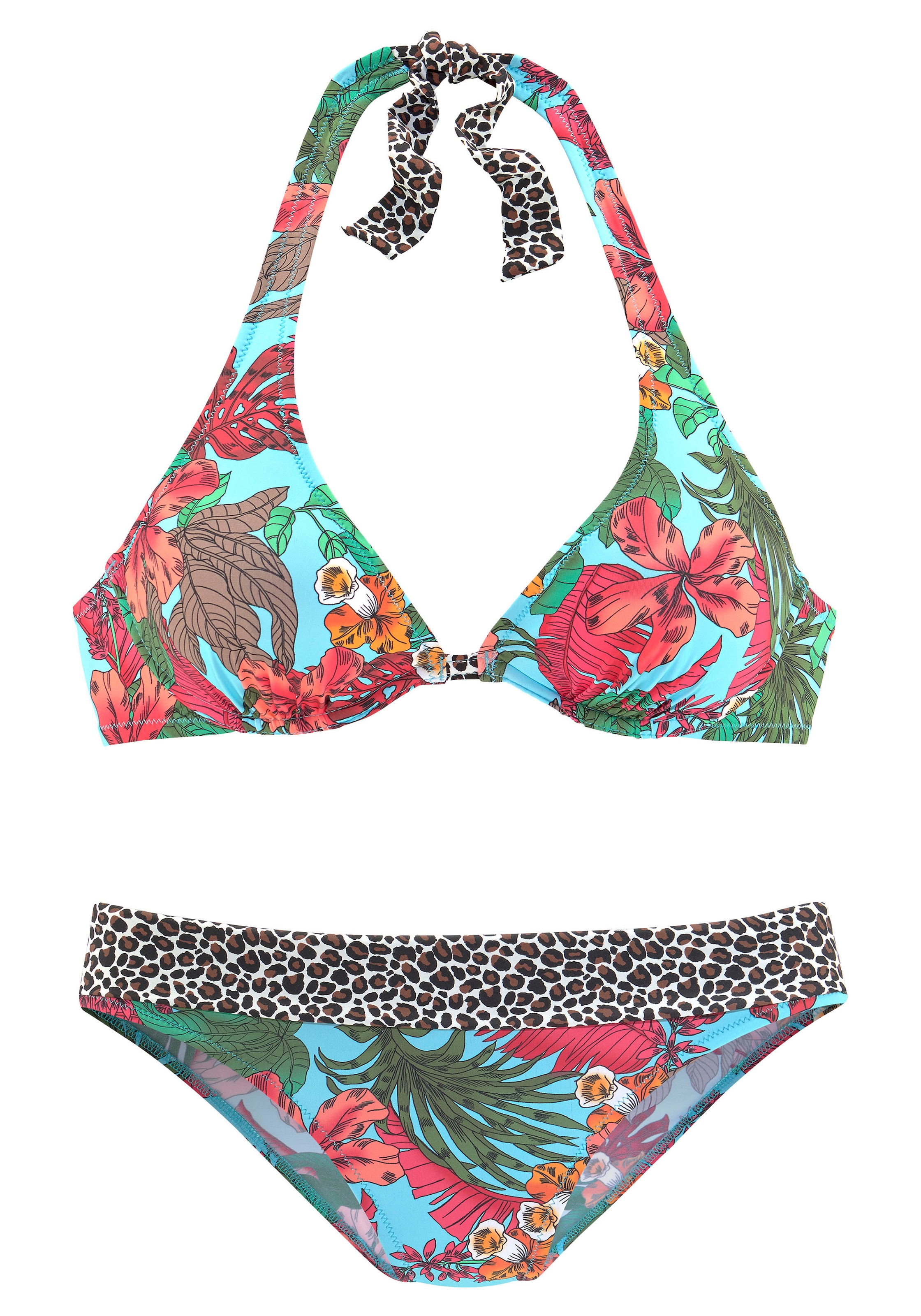 Bruno Banani Bügel-Bikini, mit Mustermix