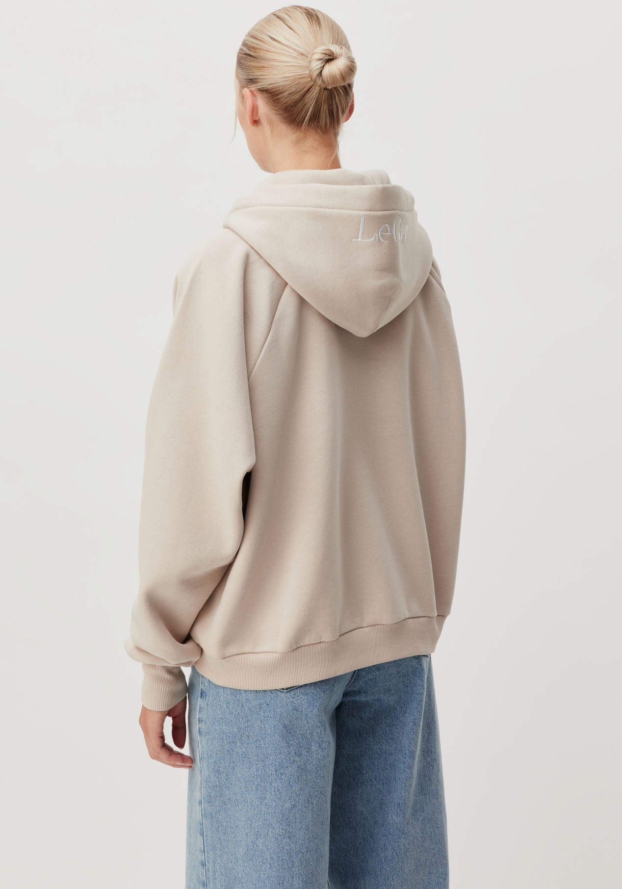 LeGer Hoodie "Hayley", Logostickerei auf der Kapuze günstig online kaufen