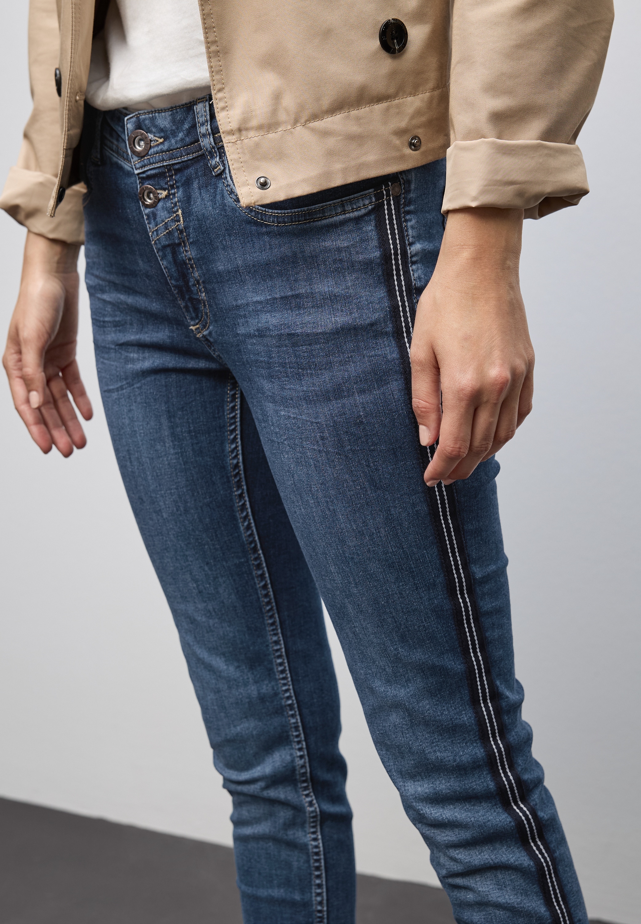 Cecil Slim-fit-Jeans 5-Pocket-Style
