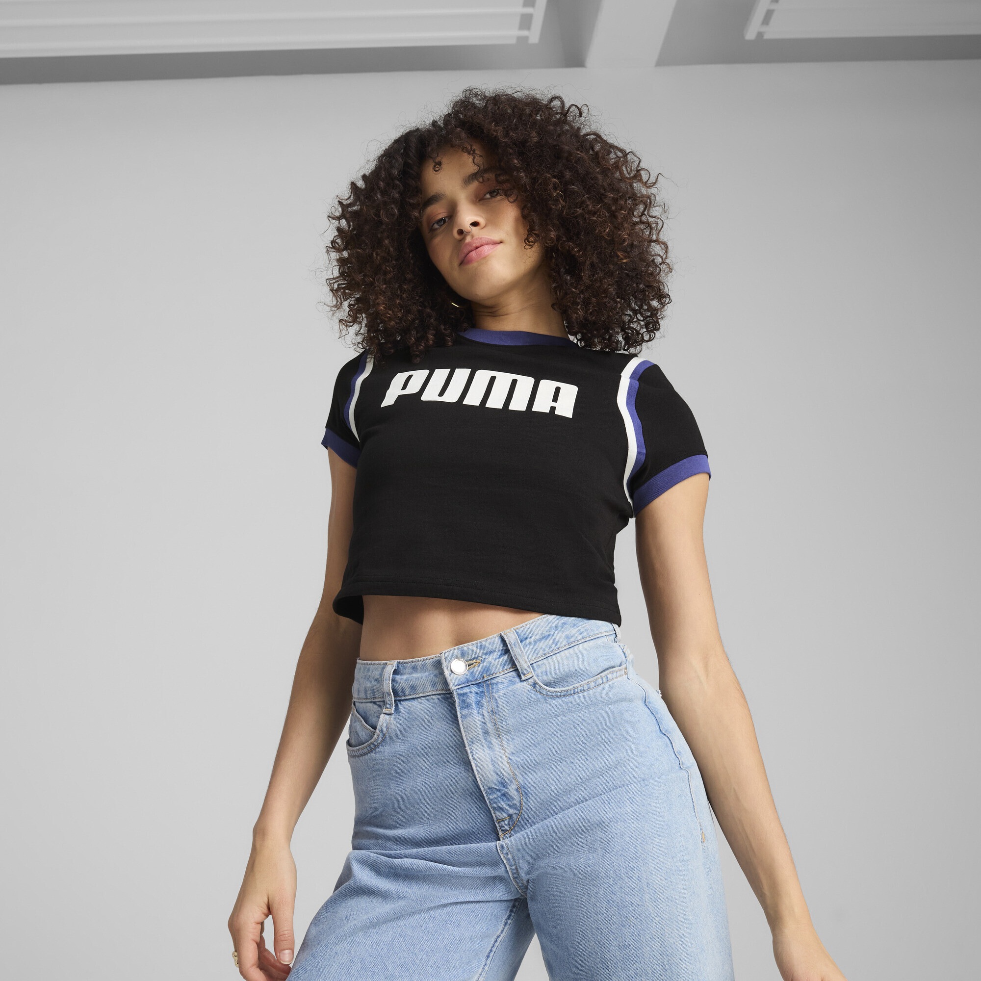 PUMA T-Shirt »FUTURE.PUMA.ARCHIVE Kurzes figurbetontes T-Shirt Damen«