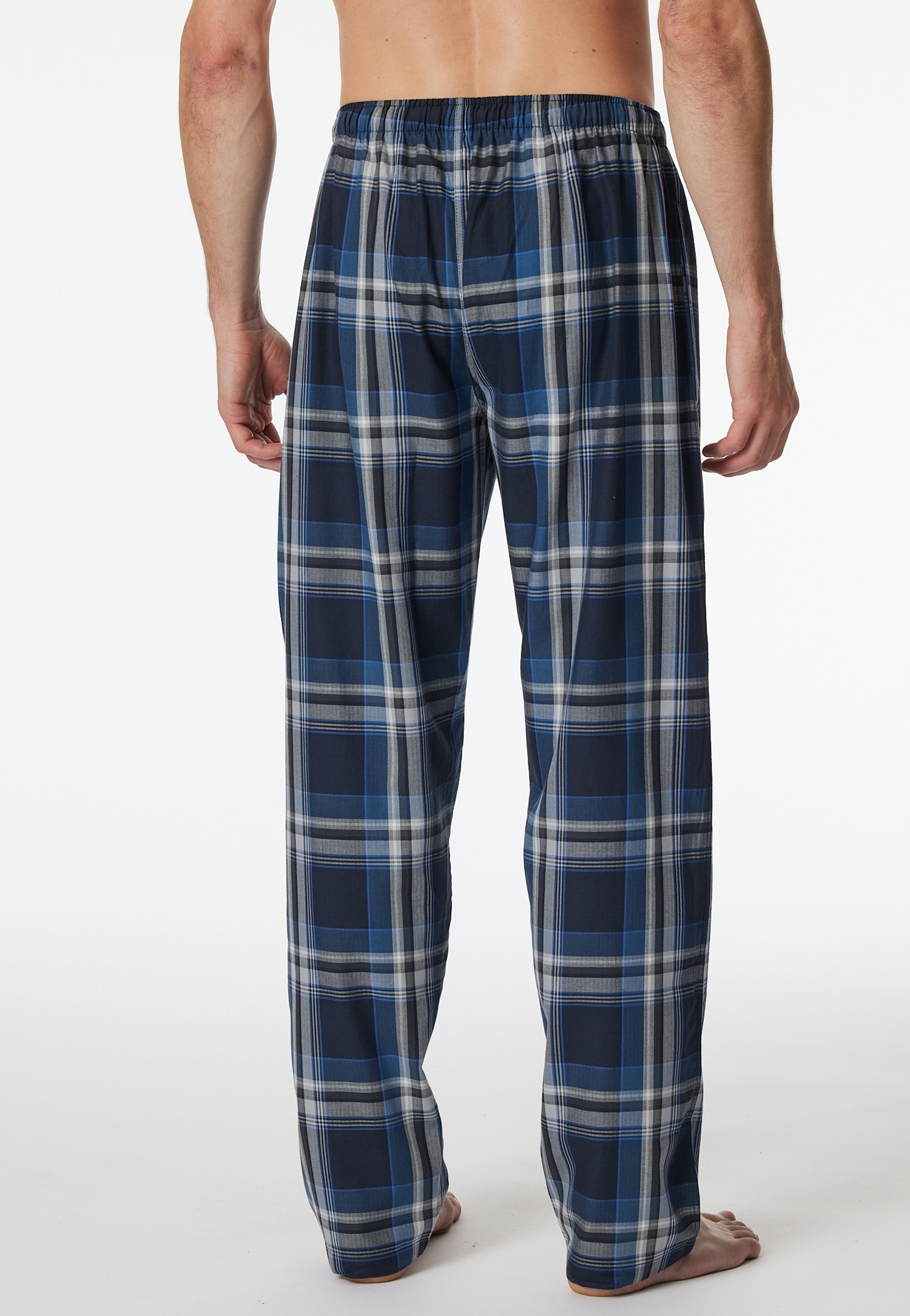 Schiesser Pyjamahose »Mix + Relax«, funktionale Knopfleiste, Bindeband, seitliche Taschen