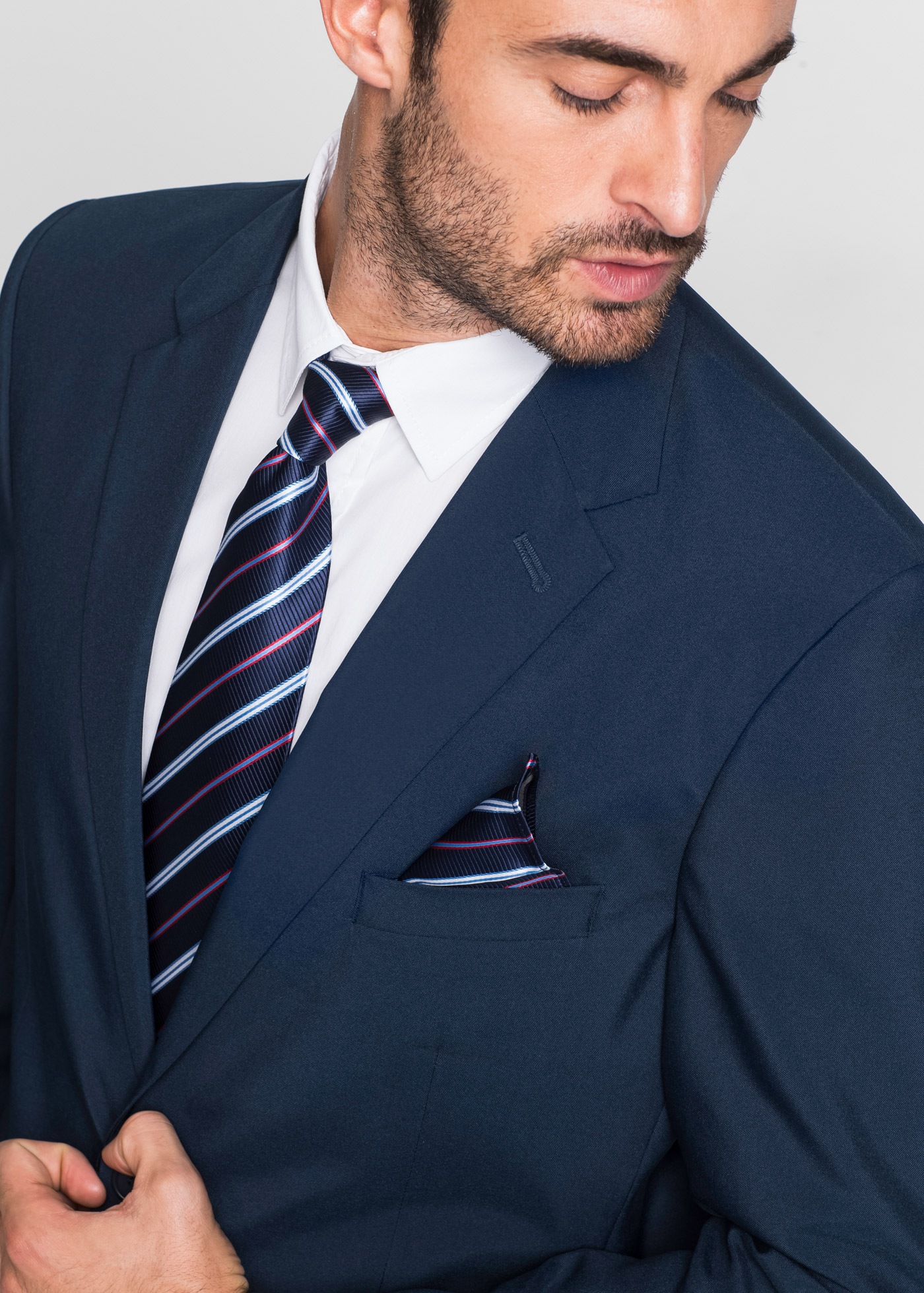 Thumbnail - bonprix Anzug "Anzug (2-tlg. Set), Regular Fit" Set, 2 Stk. tlg. regular fit