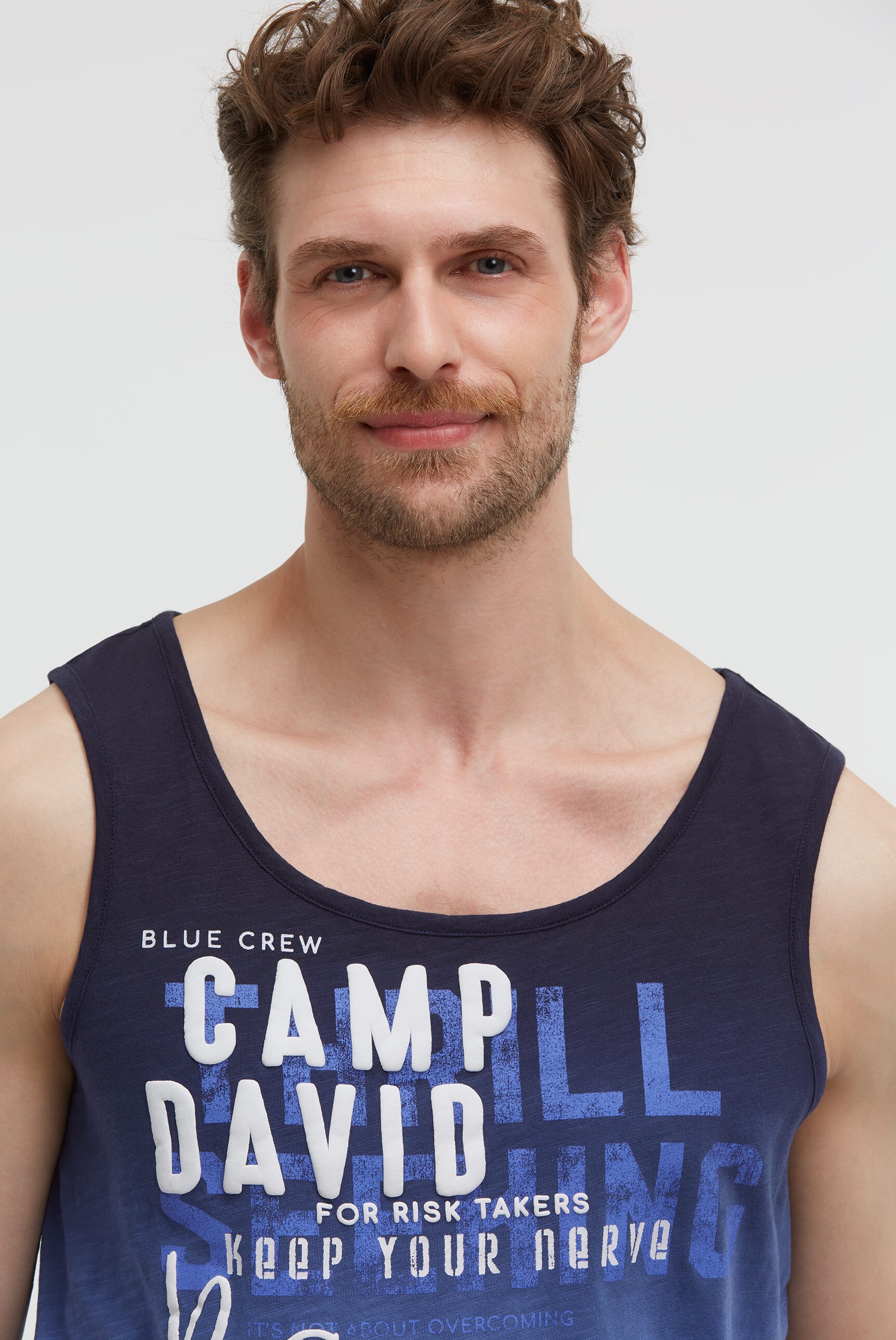 CAMP DAVID Tanktop aus Baumwolle