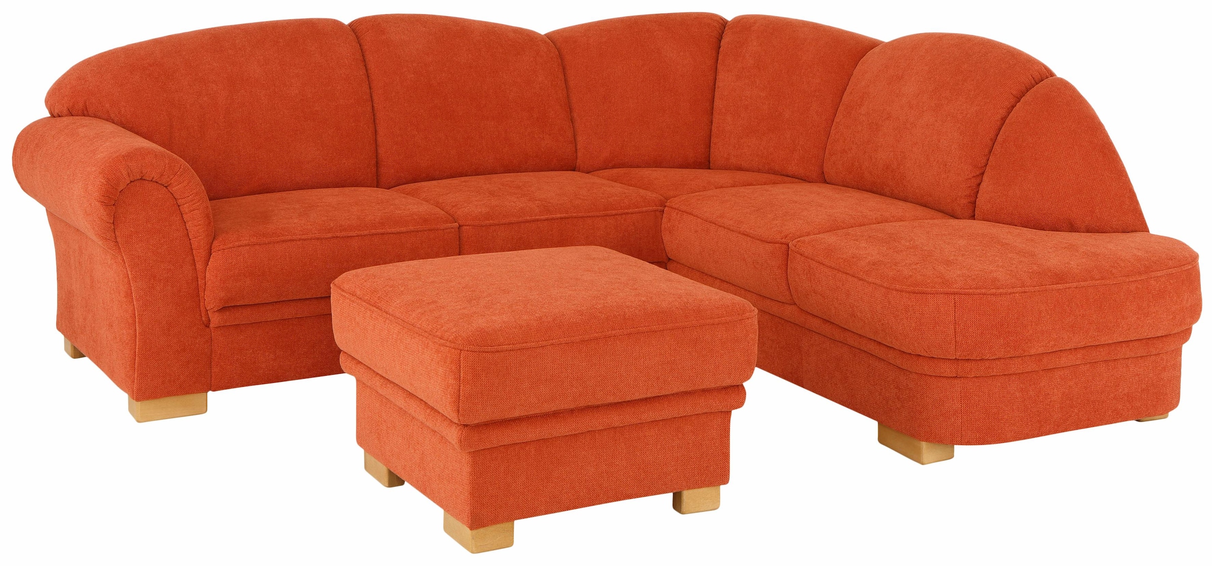 Home affaire Ecksofa »Amrum L-Form«, wahlweise mit Bettfunktion und Ottomane links/rechts