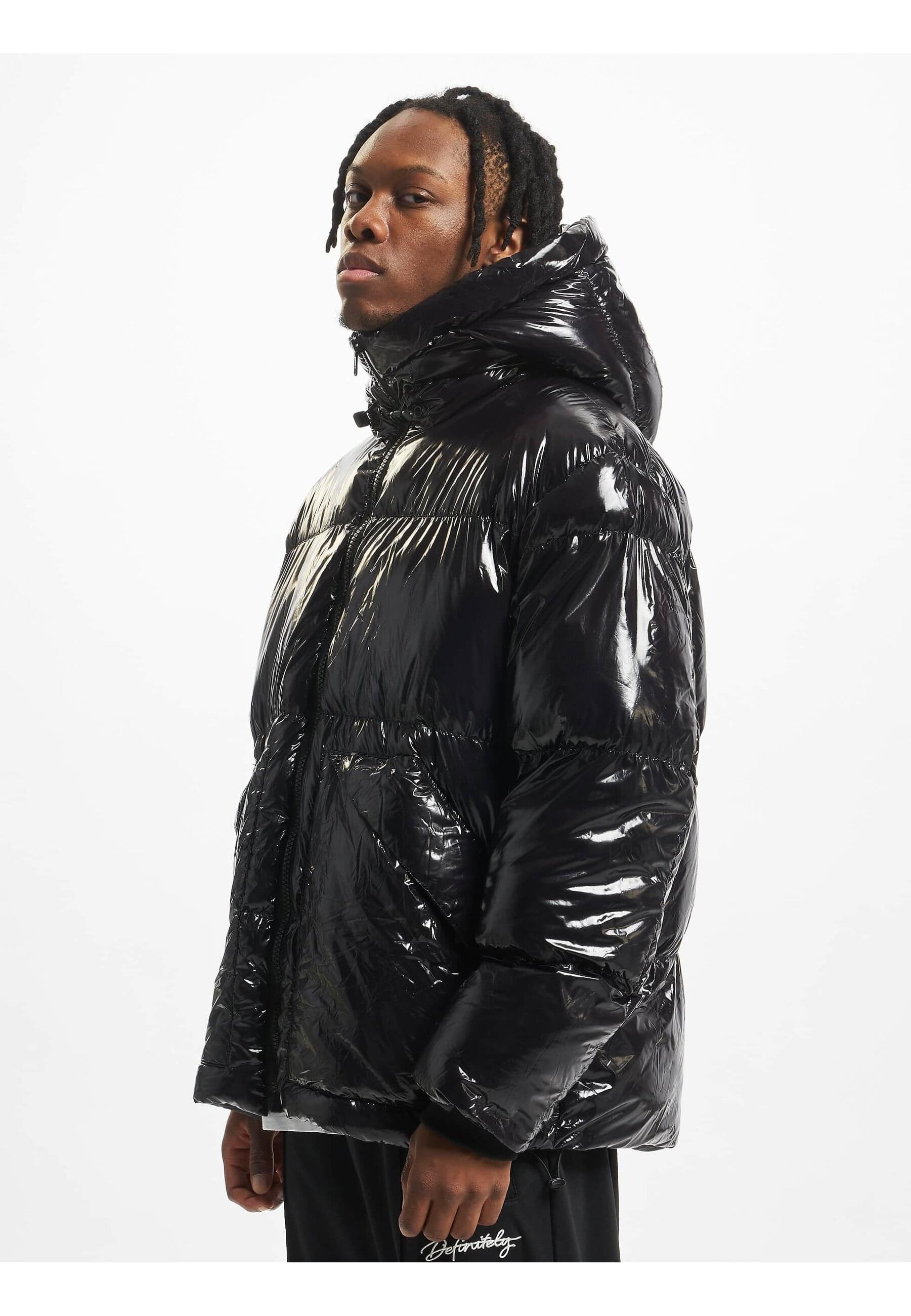 DEF Winterjacke »DEF Herren DEF Shiny Pufferjacket«, (1 St.), mit Kapuze