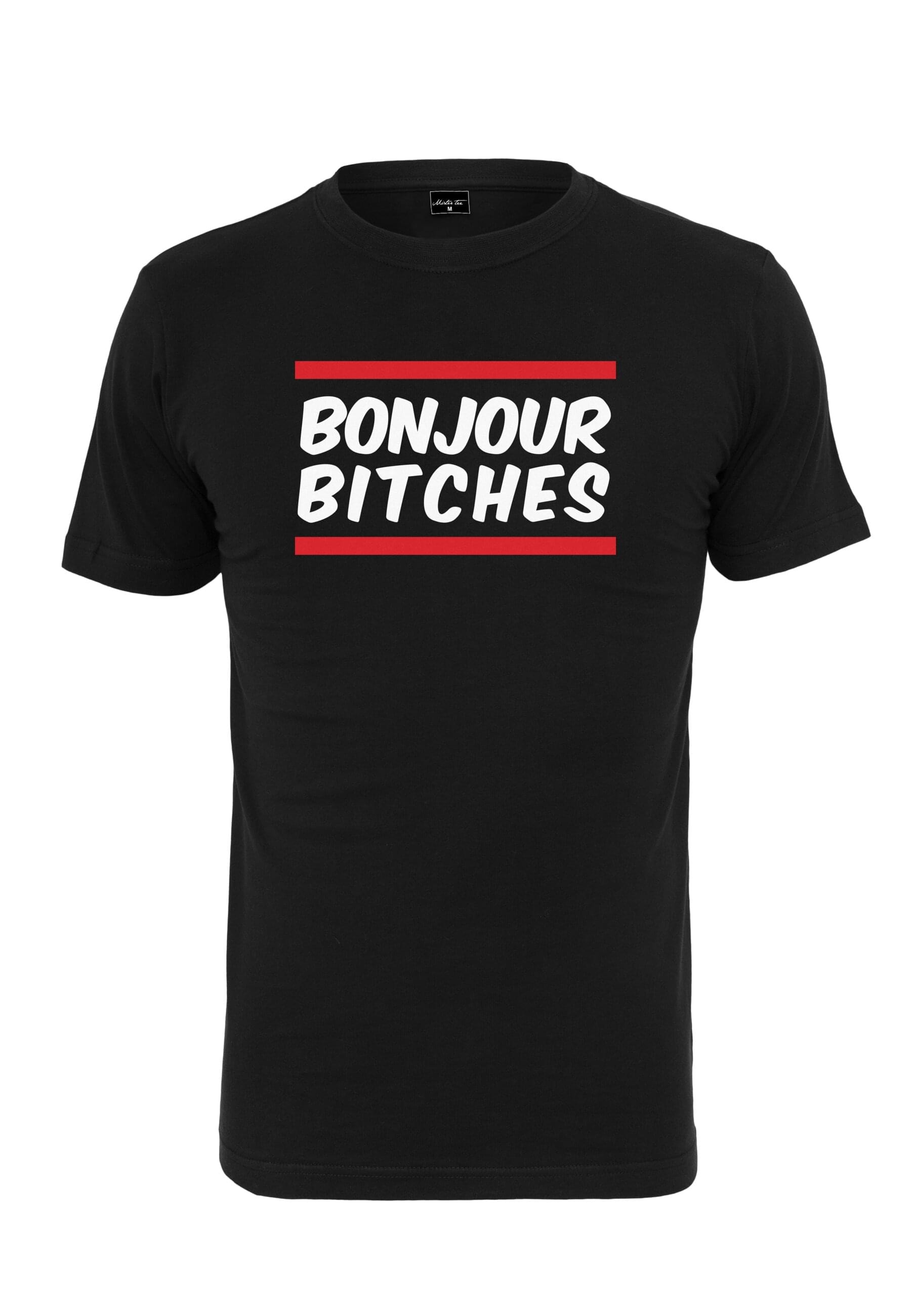 MisterTee T-Shirt "MisterTee Herren Bonjour Tee" günstig online kaufen