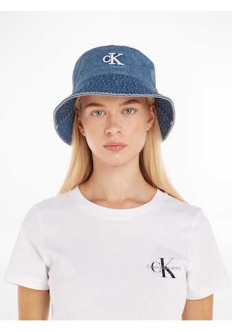 Fischerhut »BLOCK DENIM BUCKET HAT«, mit Calvin Klein Jeans Logostickerei